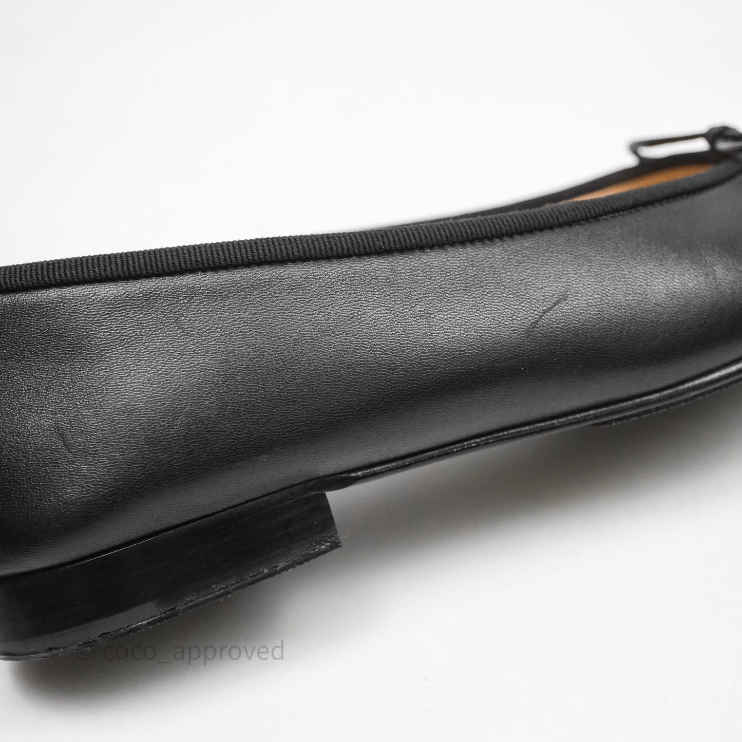 Chanel Ballet Flats Black Size 36.5