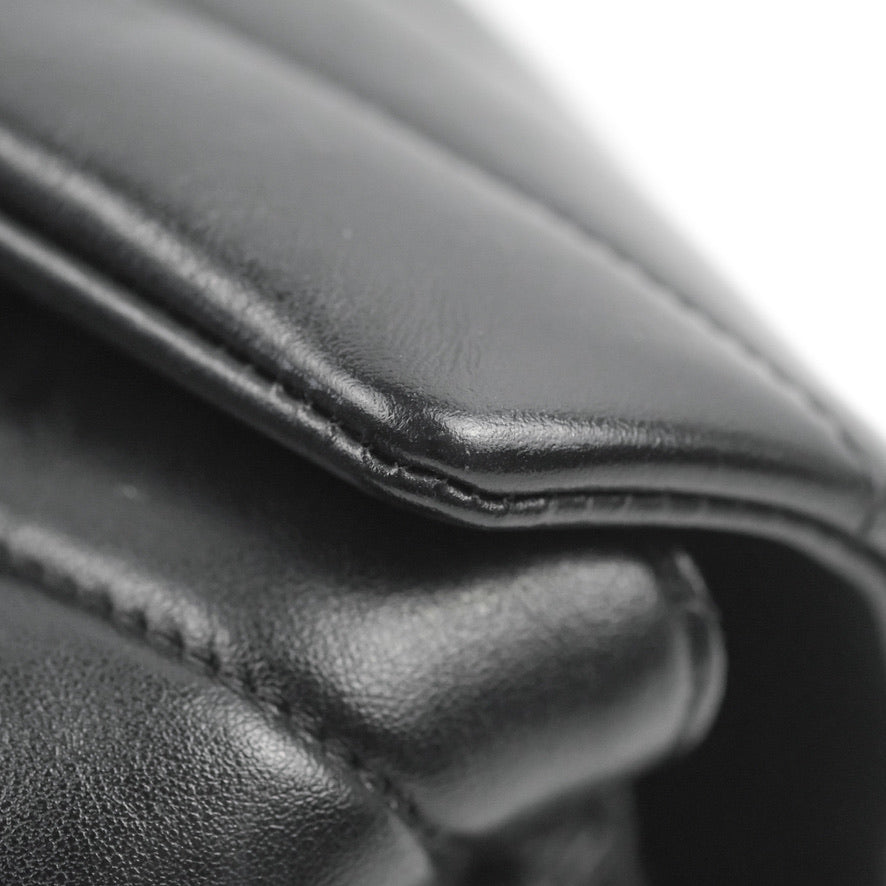 Saint Laurent Loulou Toy Quilted Leather Shoulder Bag Black