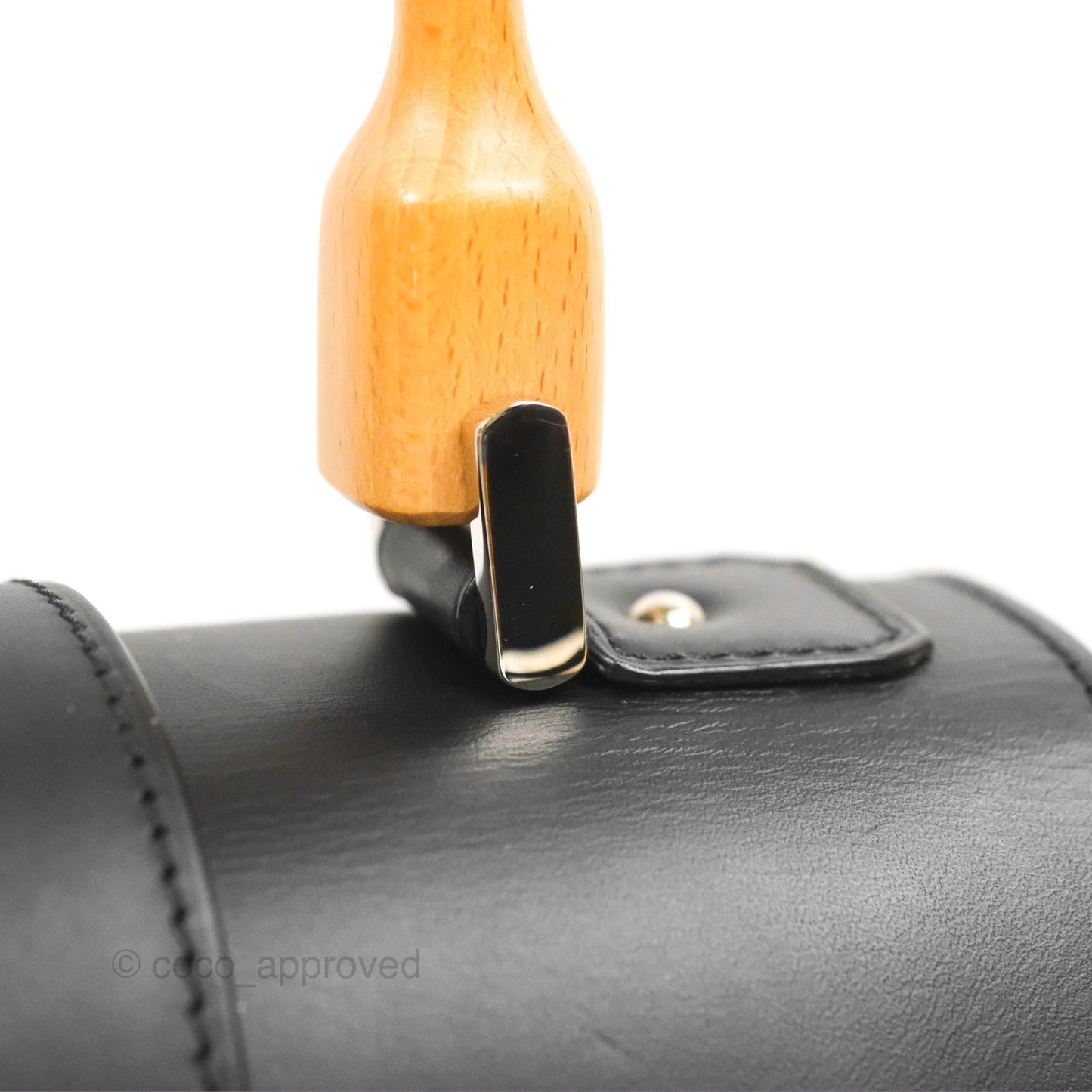 Goyard Saïgon Structuré PM Bag Black Goyardine Canvas