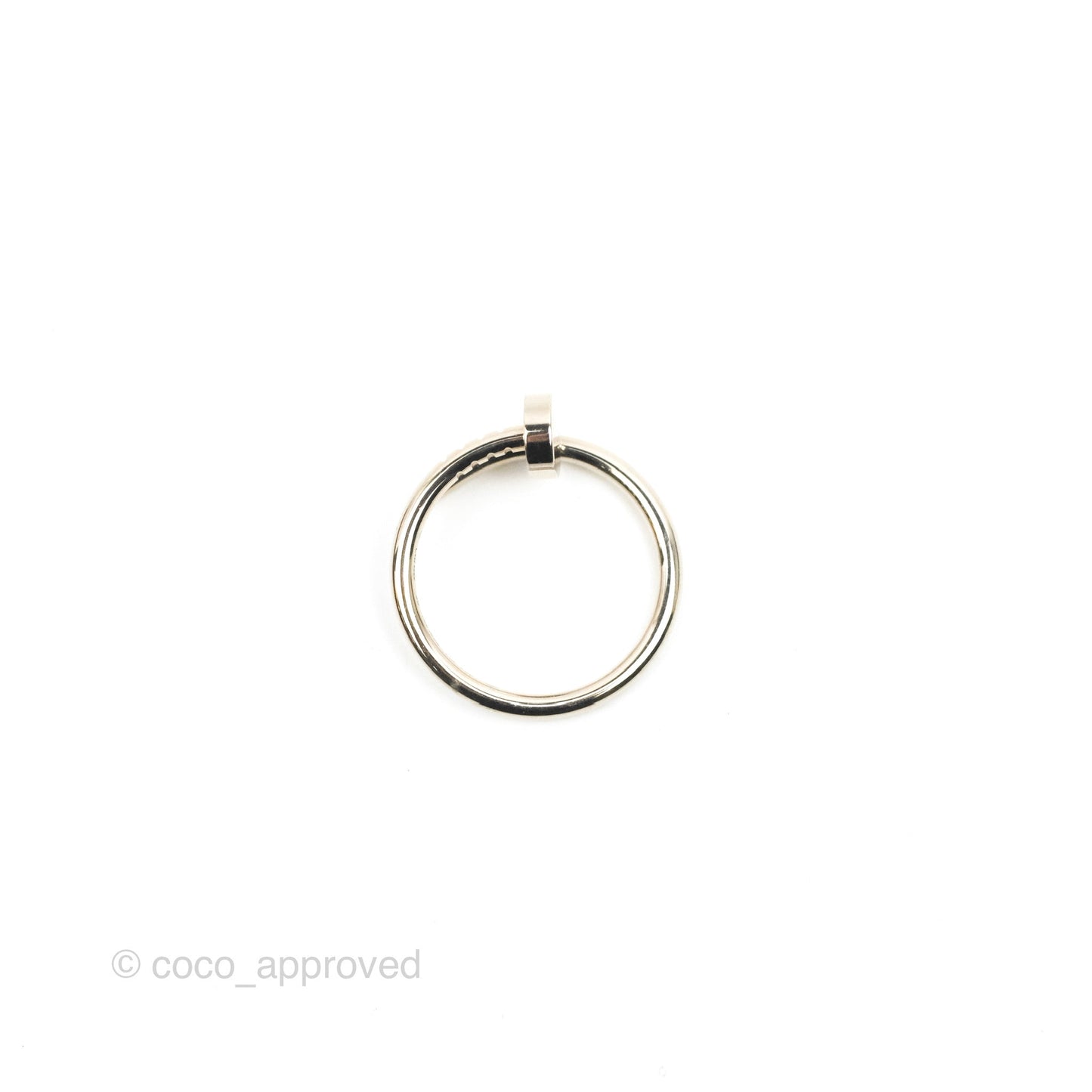 Cartier Juste Un Clou Ring Silver Size 50