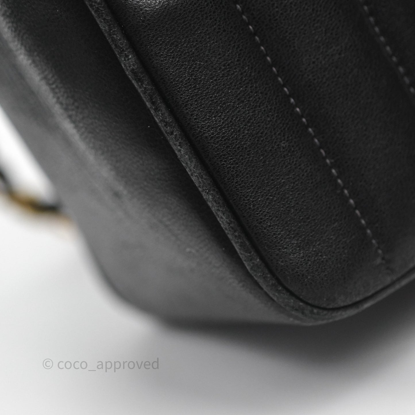 Chanel Vintage Chevron Envelope Flap Bag Black Lambskin 24K Gold Hardware