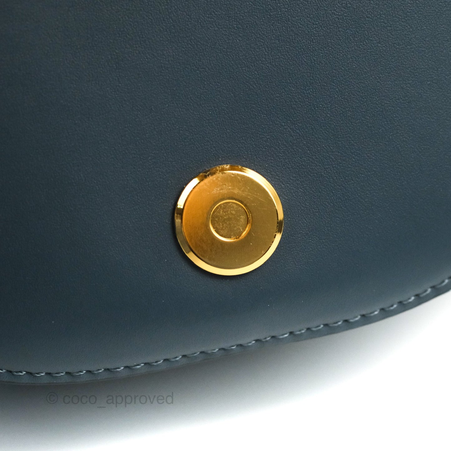 Loewe Mini Gate Dual bag Onyx Blue Soft Calfskin Jacquard Strap