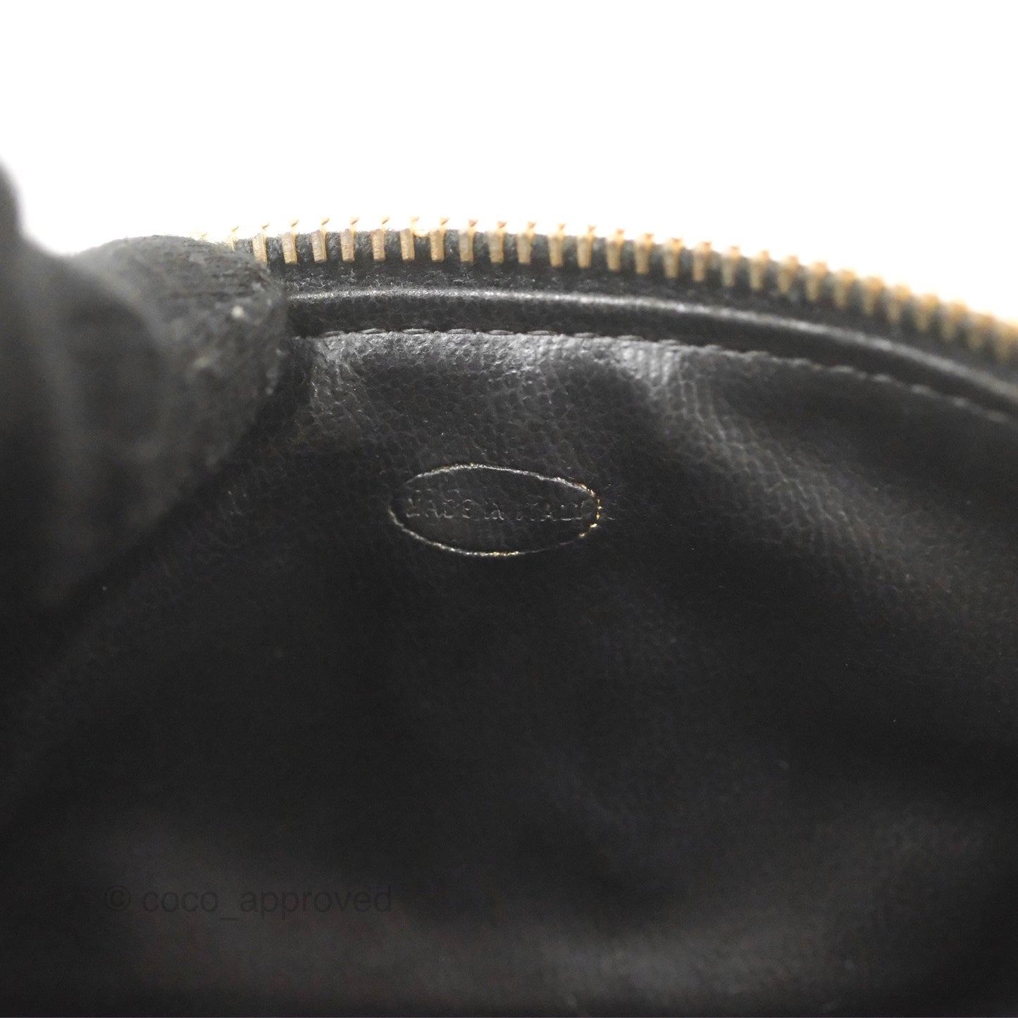 Chanel Vintage Vanity Case Black Caviar Gold Hardware