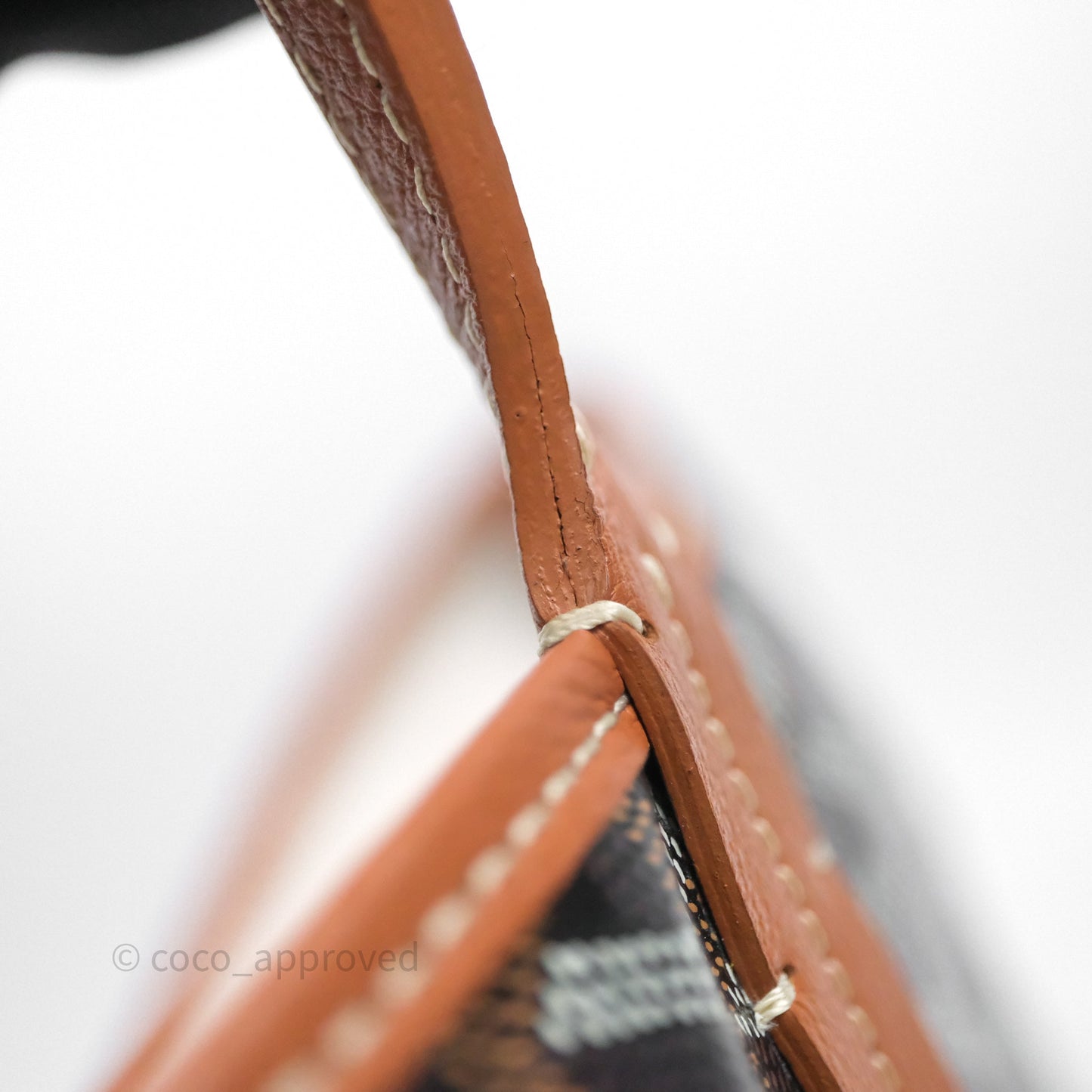 Goyard St Louis Tote PM Tan Black