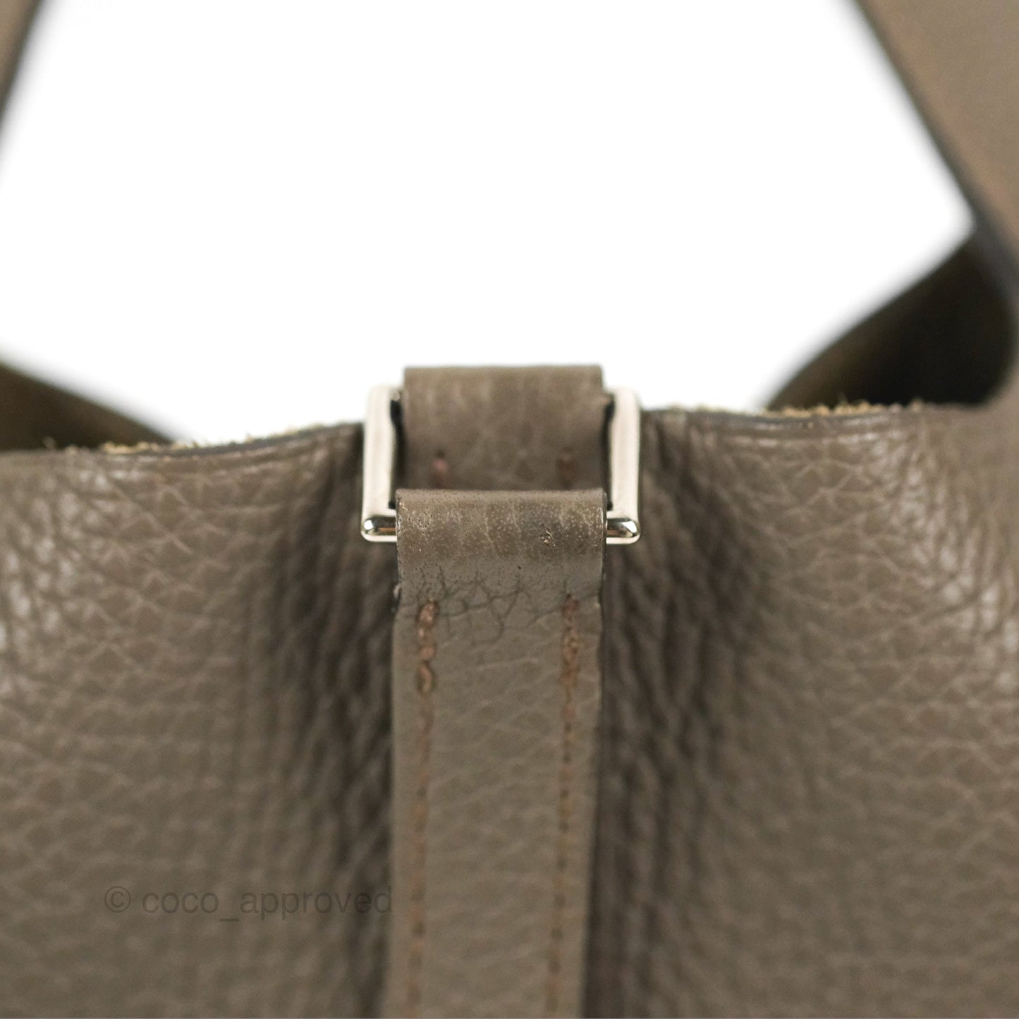 Hermès Picotin Lock 18 Etain Taurillon Clemence Palladium Hardware