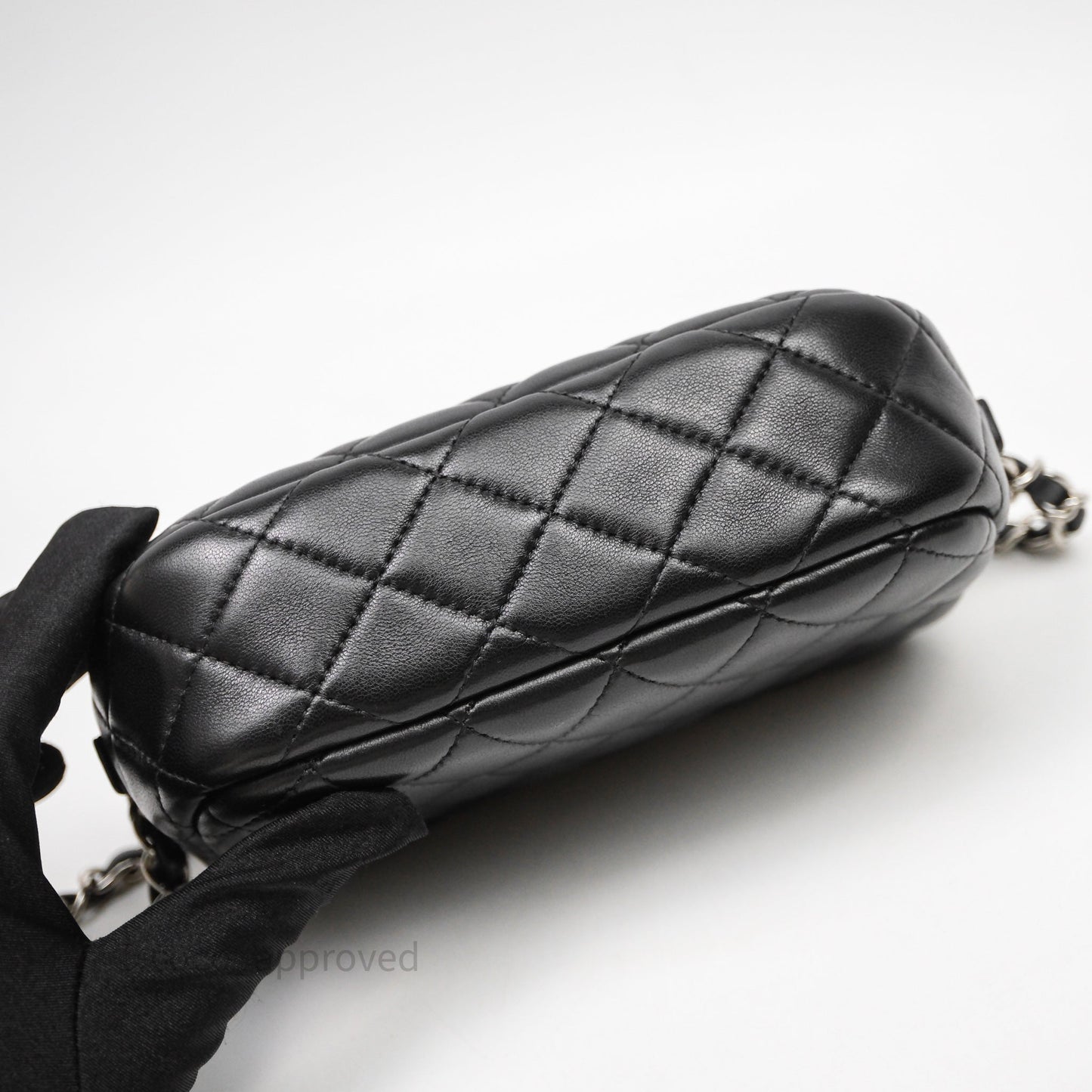 Chanel Camera Case Bag Lambskin Silver Hardware