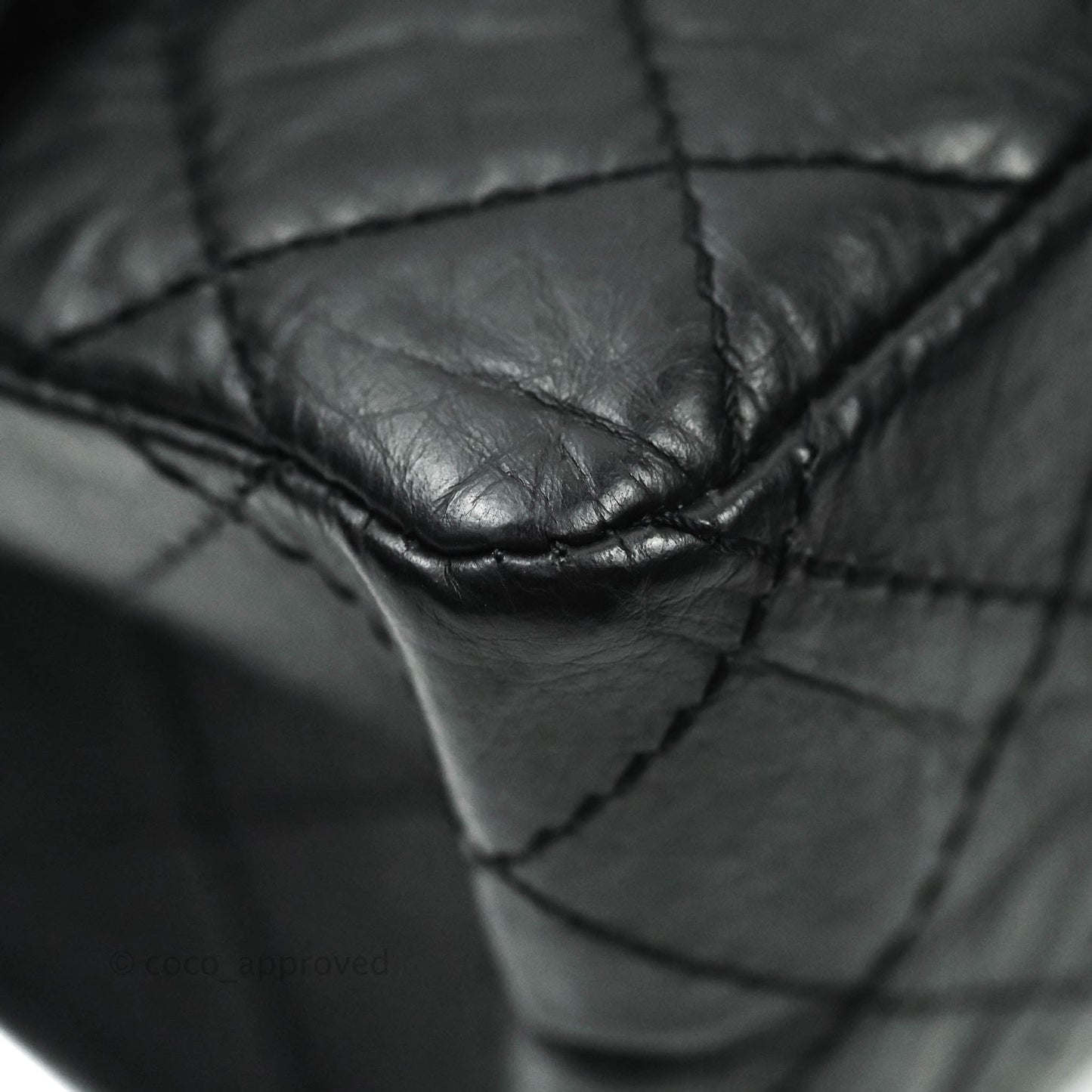 Chanel Reissue Quilted Aged Calfskin Black Ruthenium Hardware 226