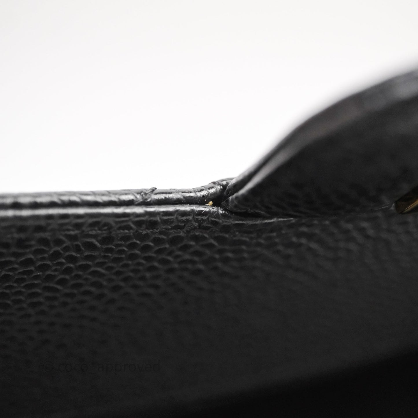 Chanel Small Classic Flap Quilted Black Caviar Gold Hardware