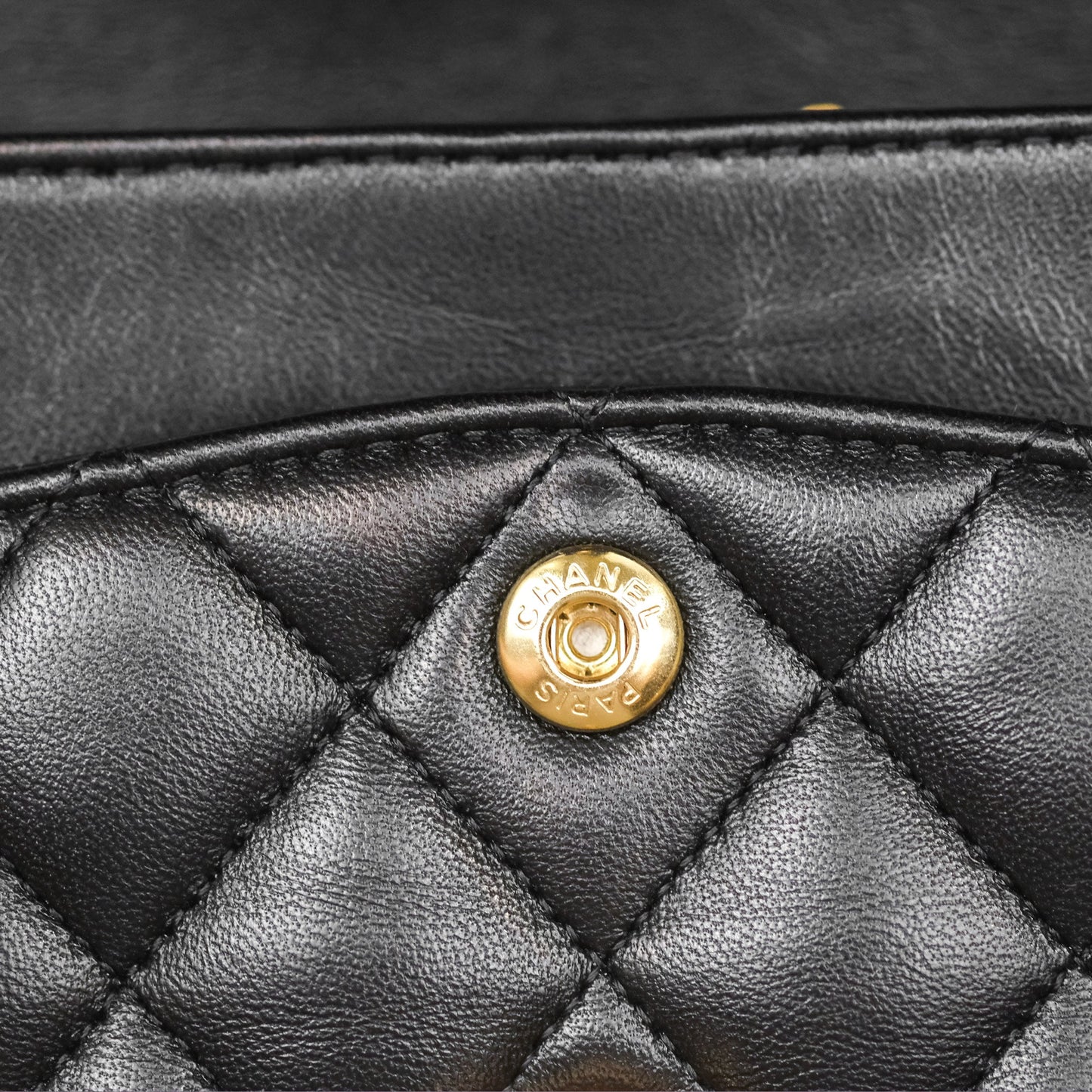 Chanel Small Classic Quilted Flap Black Lambskin Rose Gold Hardware