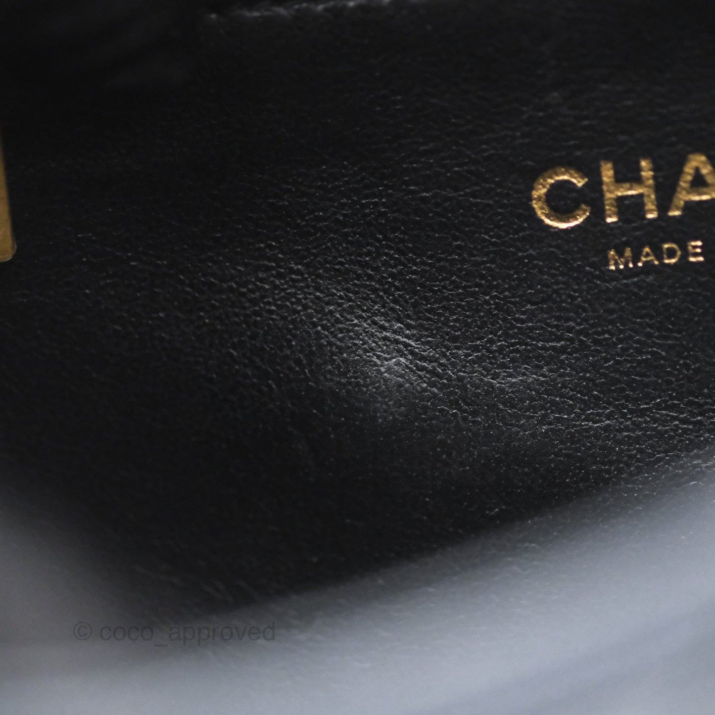 Chanel Small CC Filigree Flap Quilted Navy Black Caviar Aged Gold Hardware