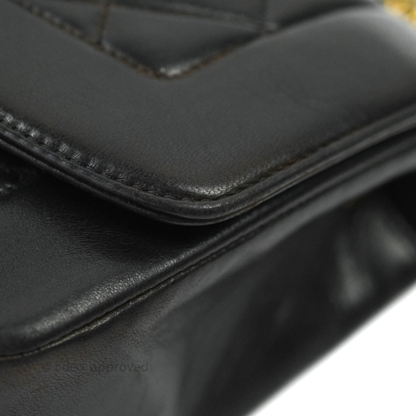 Chanel Black Quilted Lambskin Small Vintage Classic Diana Flap Bag