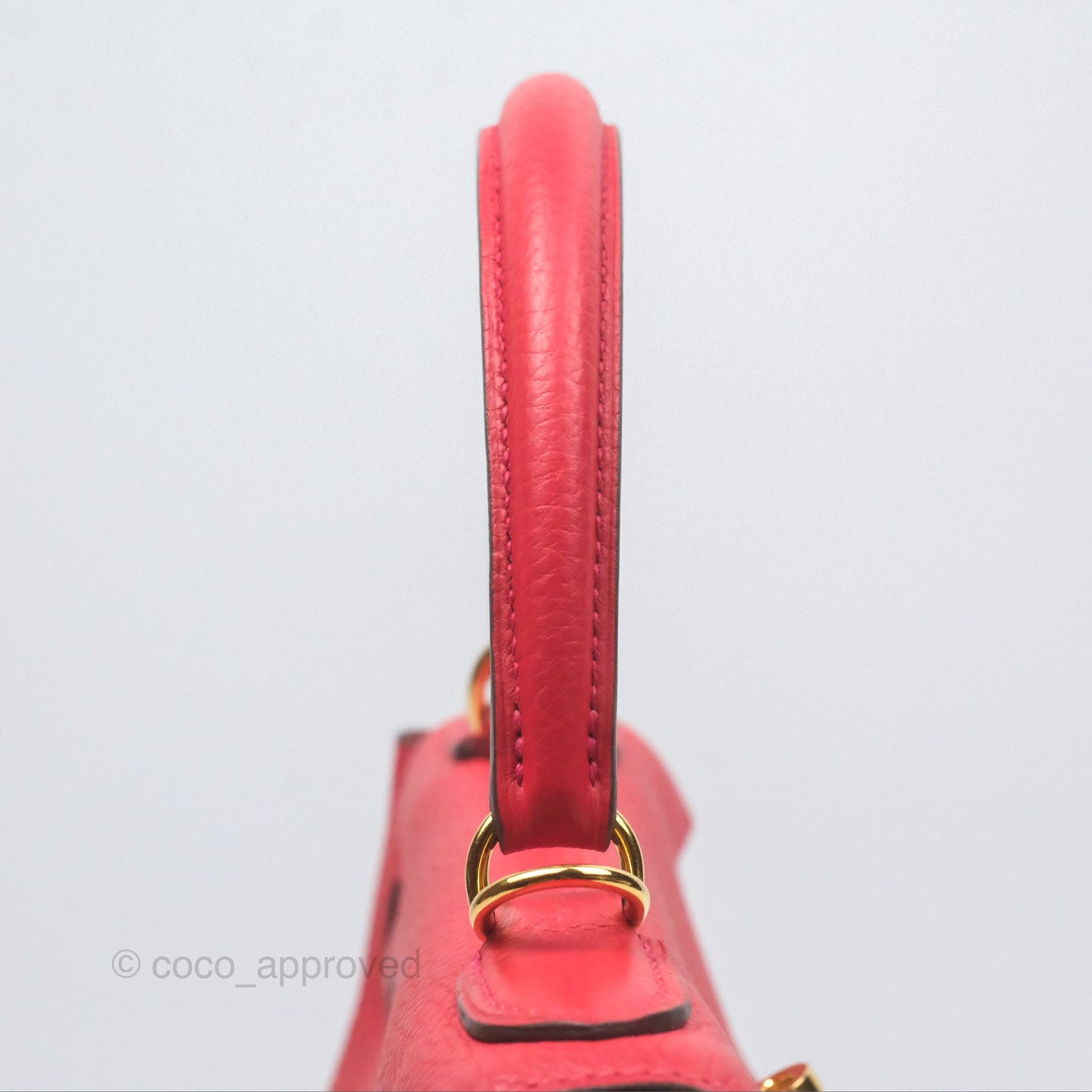 Hermès Kelly 28 Retourne Rouge Tomate S5 Clemence Gold Hardware