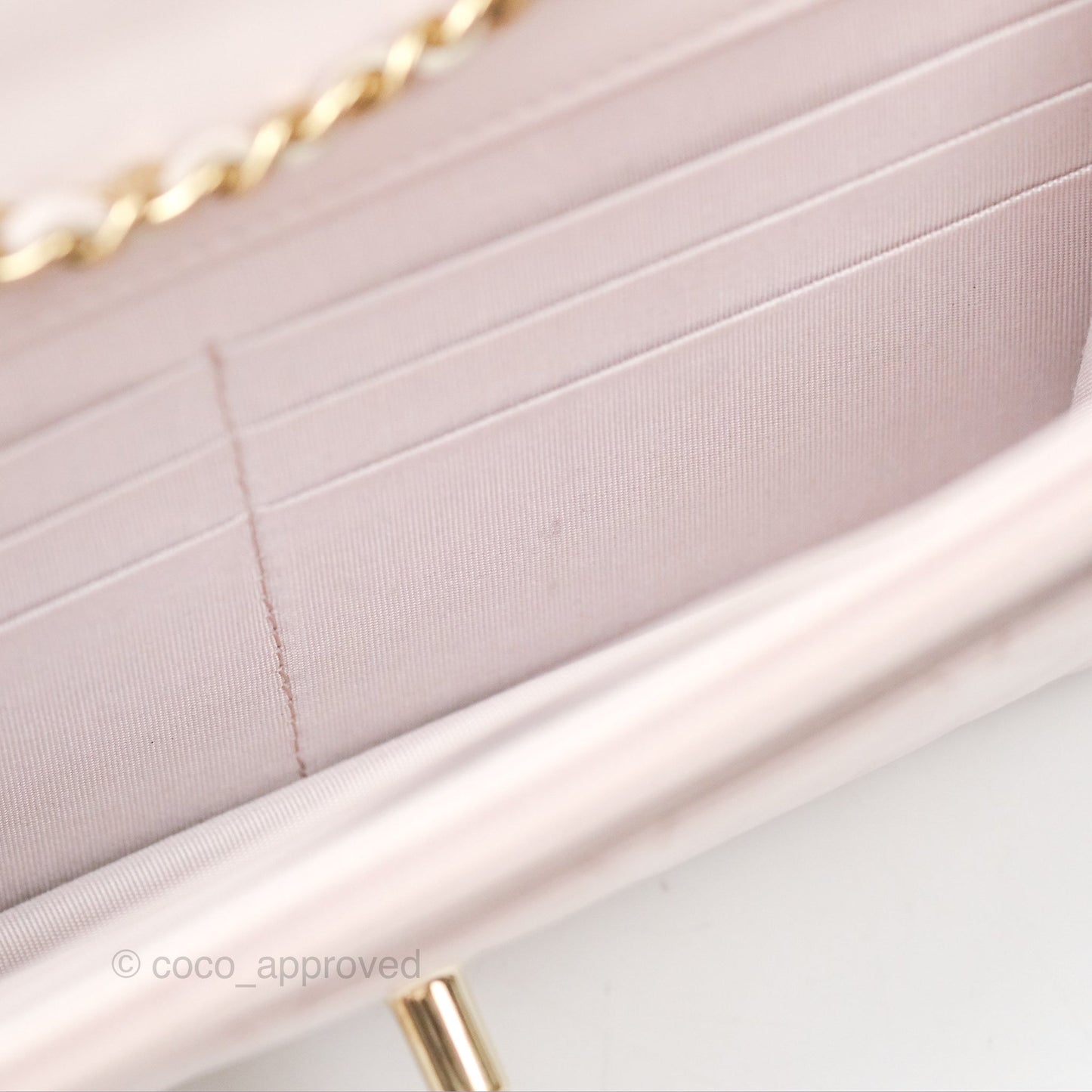 Chanel Trendy CC WOC Quilted Pink Lambskin Gold Hardware