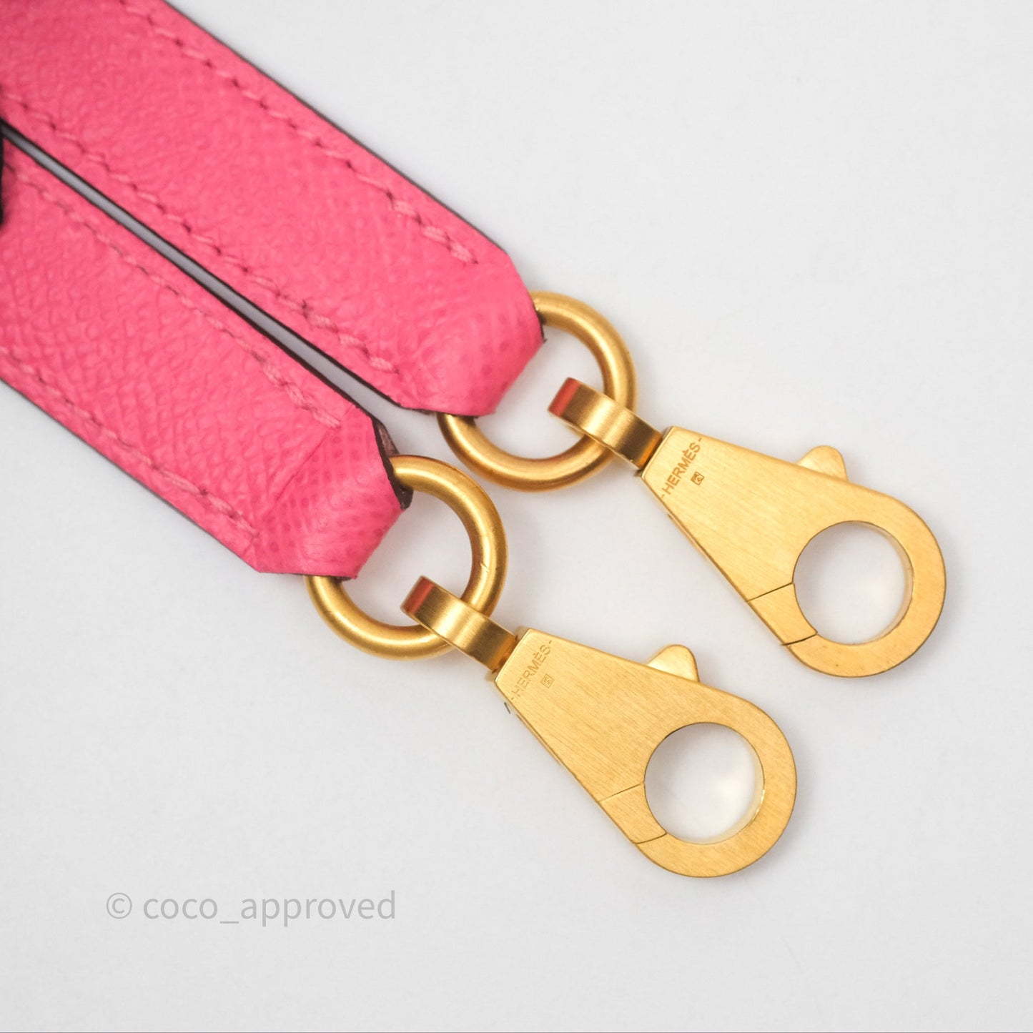 Hermès Kelly 25 Sellier Begie/Pink Epsom Gold Hardware
