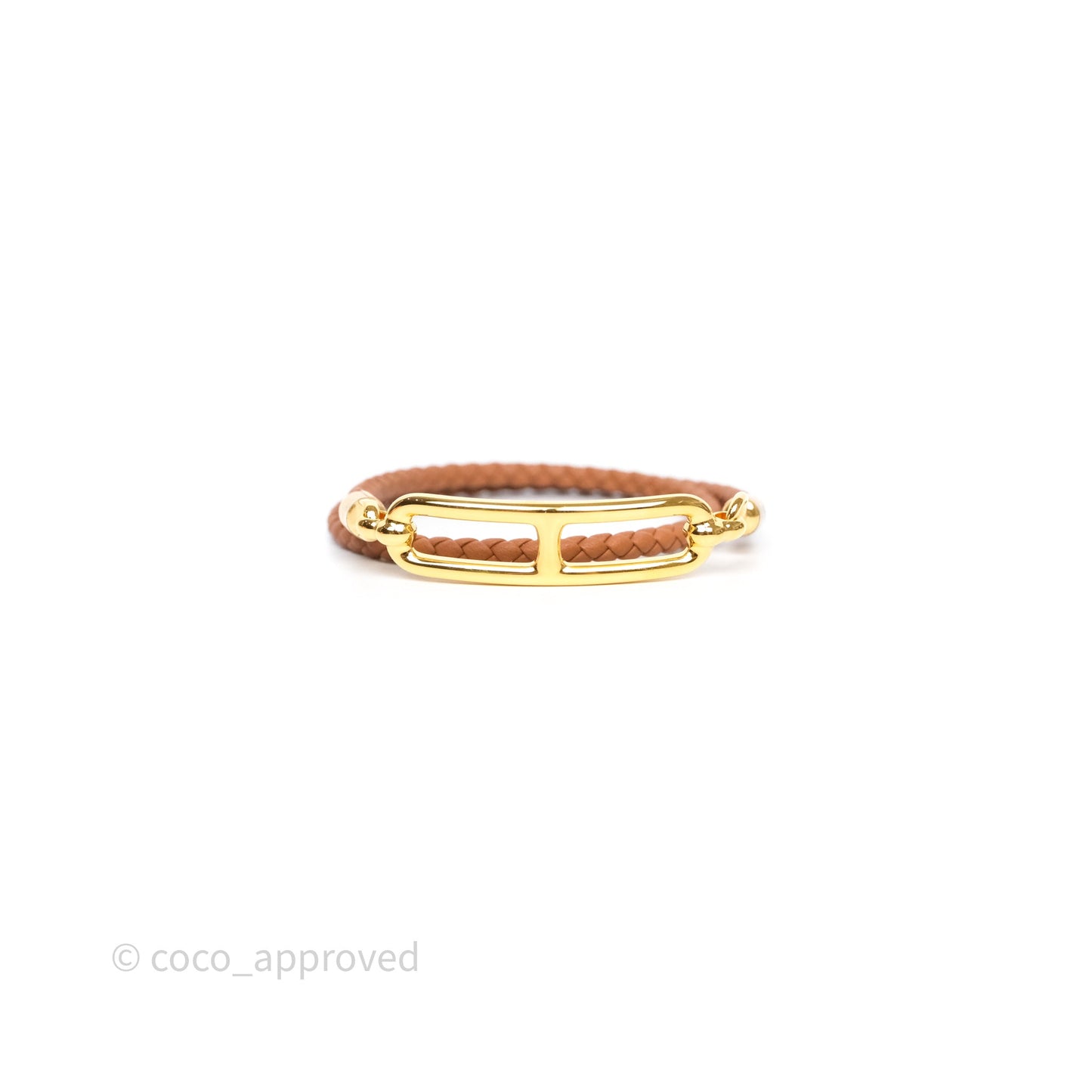 Hermès Roulis Double Tour Bracelet Gold Gold Hardware
