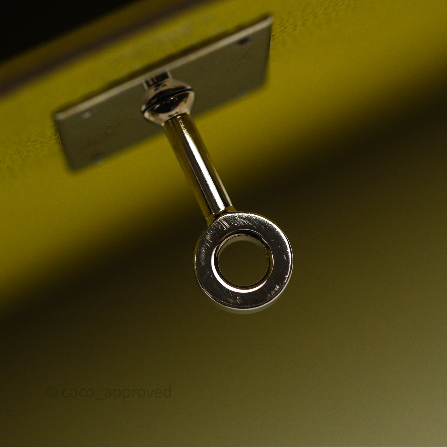 Hermès Kelly 28 Lime 9R Epsom Palladium Hardware