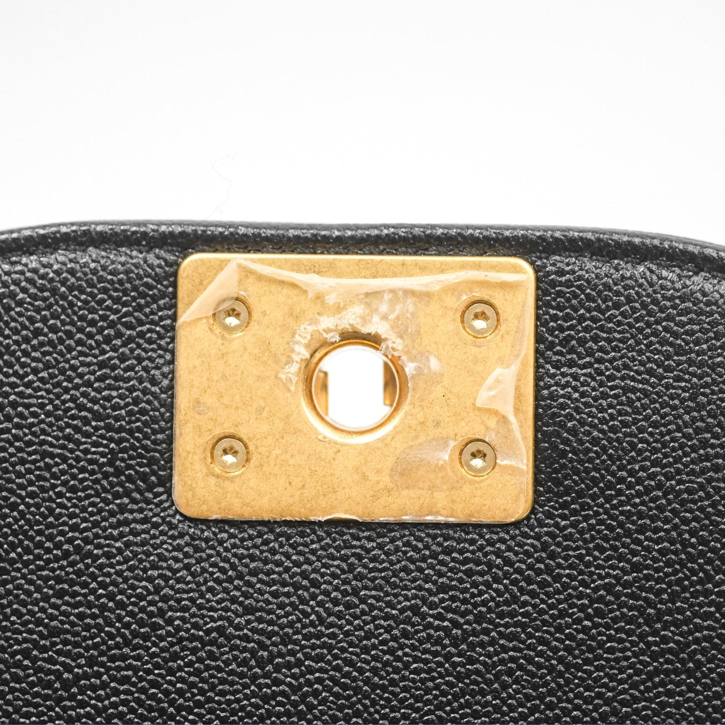 Chanel Boy Messenger Bag Black Caviar Aged Gold Hardware
