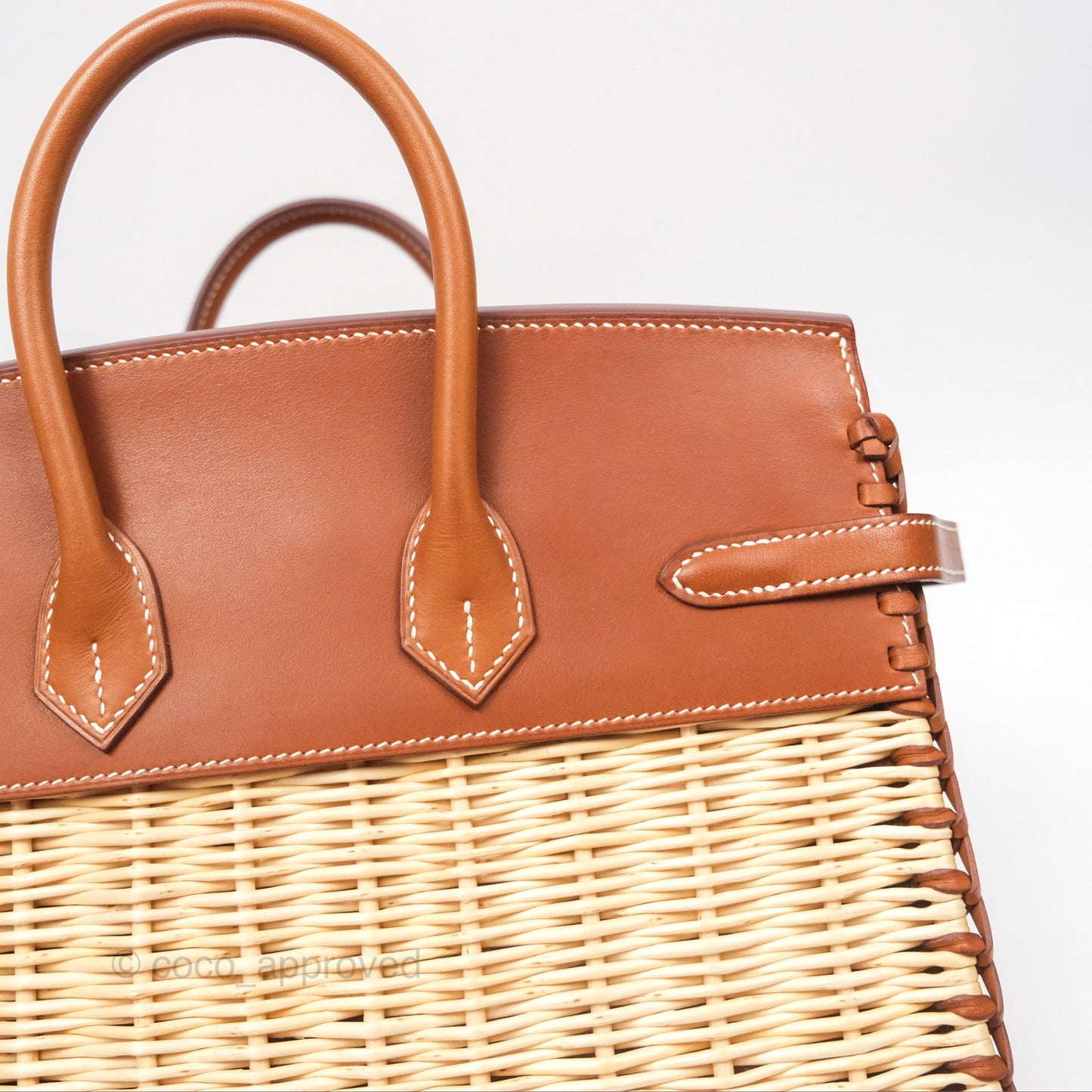 Hermès Birkin Picnic 25 Osier/ Barenia Naturel 27/ Fauve 34 Palladium Hardware