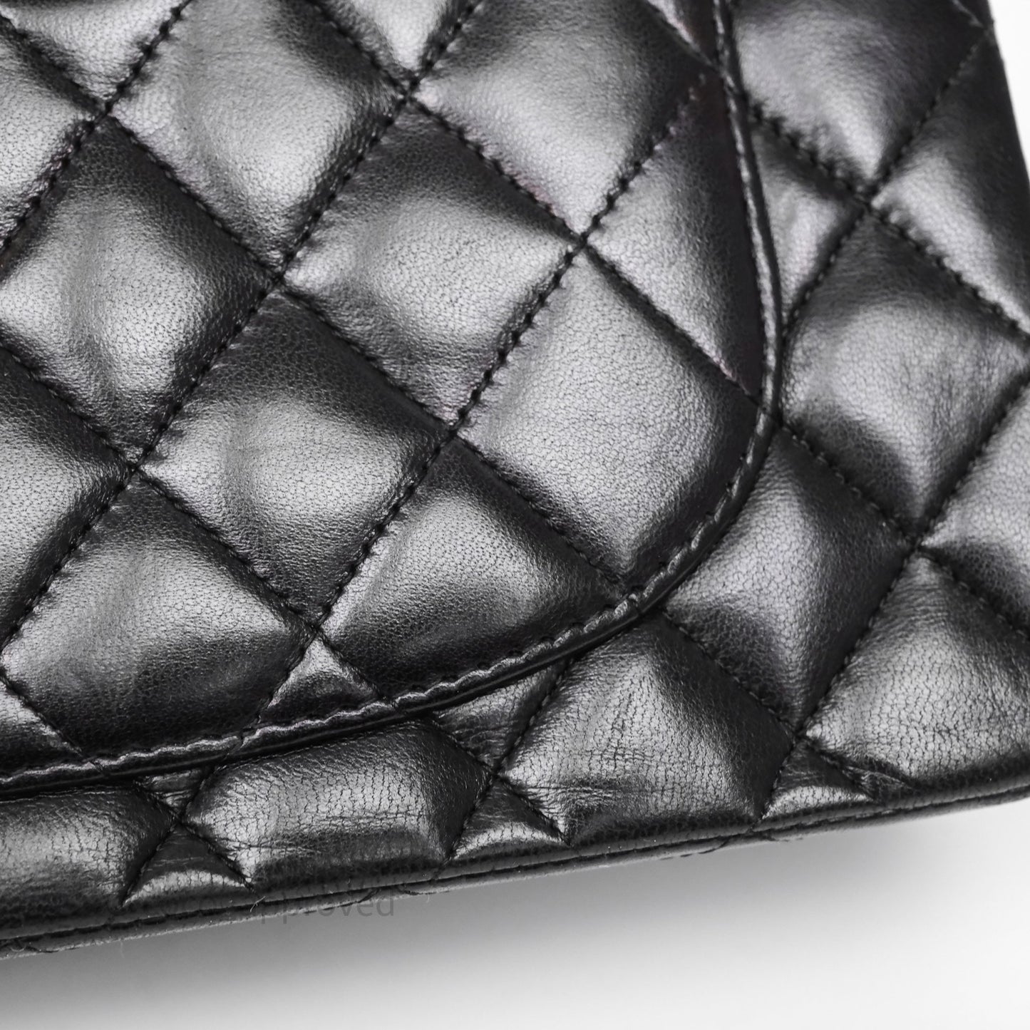 Chanel Small Classic Flap Quilted Black Lambskin Silver Hardware