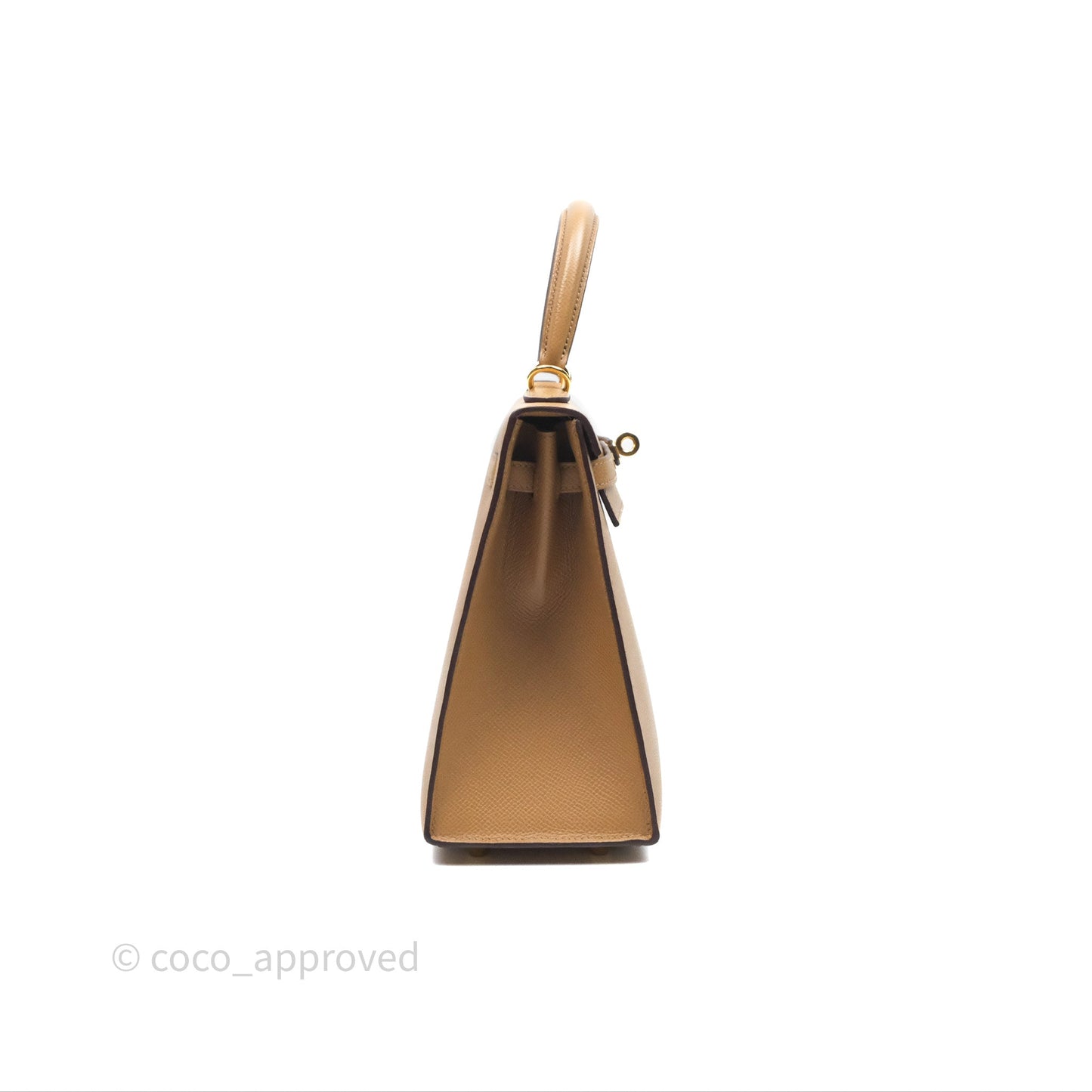 Hermès Sellier Kelly 25 Chai 0M Epsom Gold Hardware