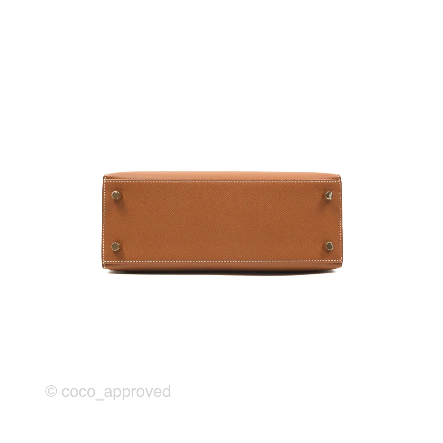 Hermès Kelly 25 Sellier Gold Epsom Gold Hardware