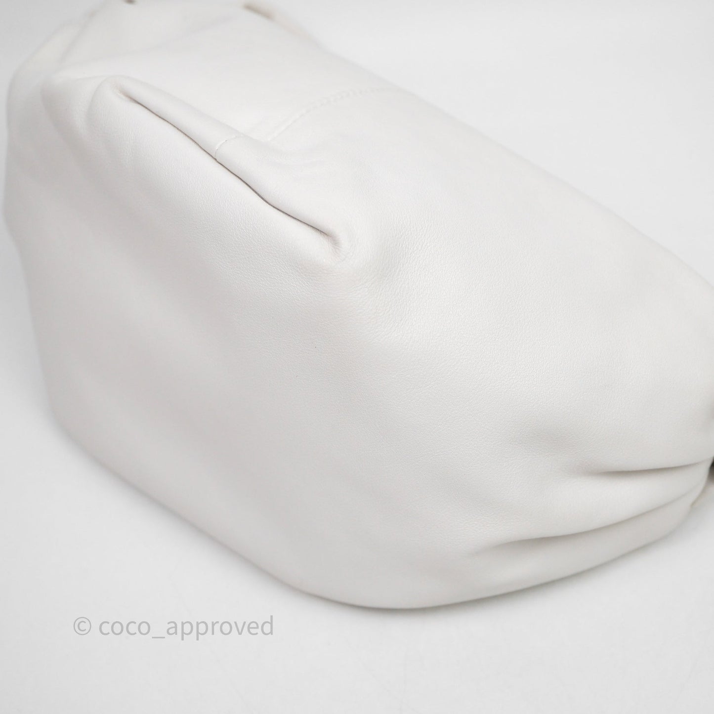 Bottega Veneta Double Knot Leather White Bag