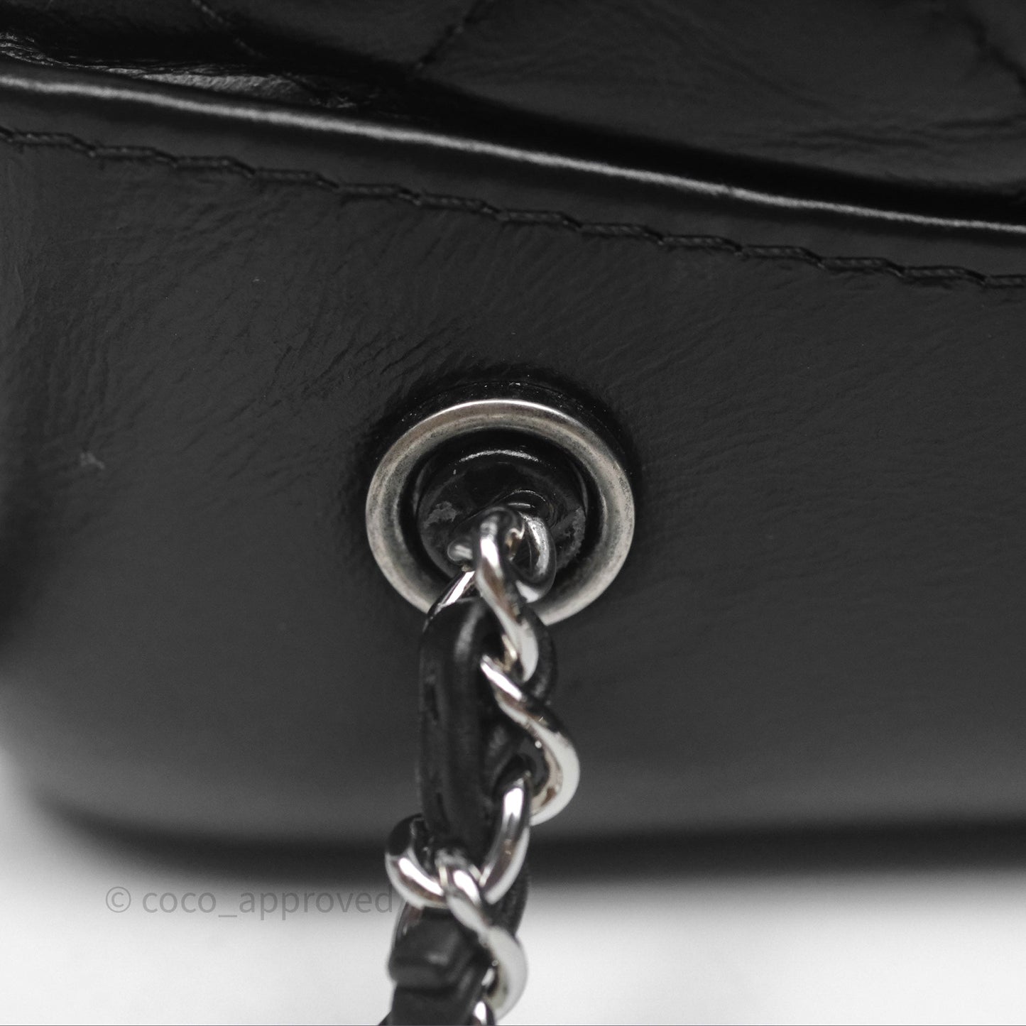 Chanel Small Gabrielle Backpack Black Aged Calfskin