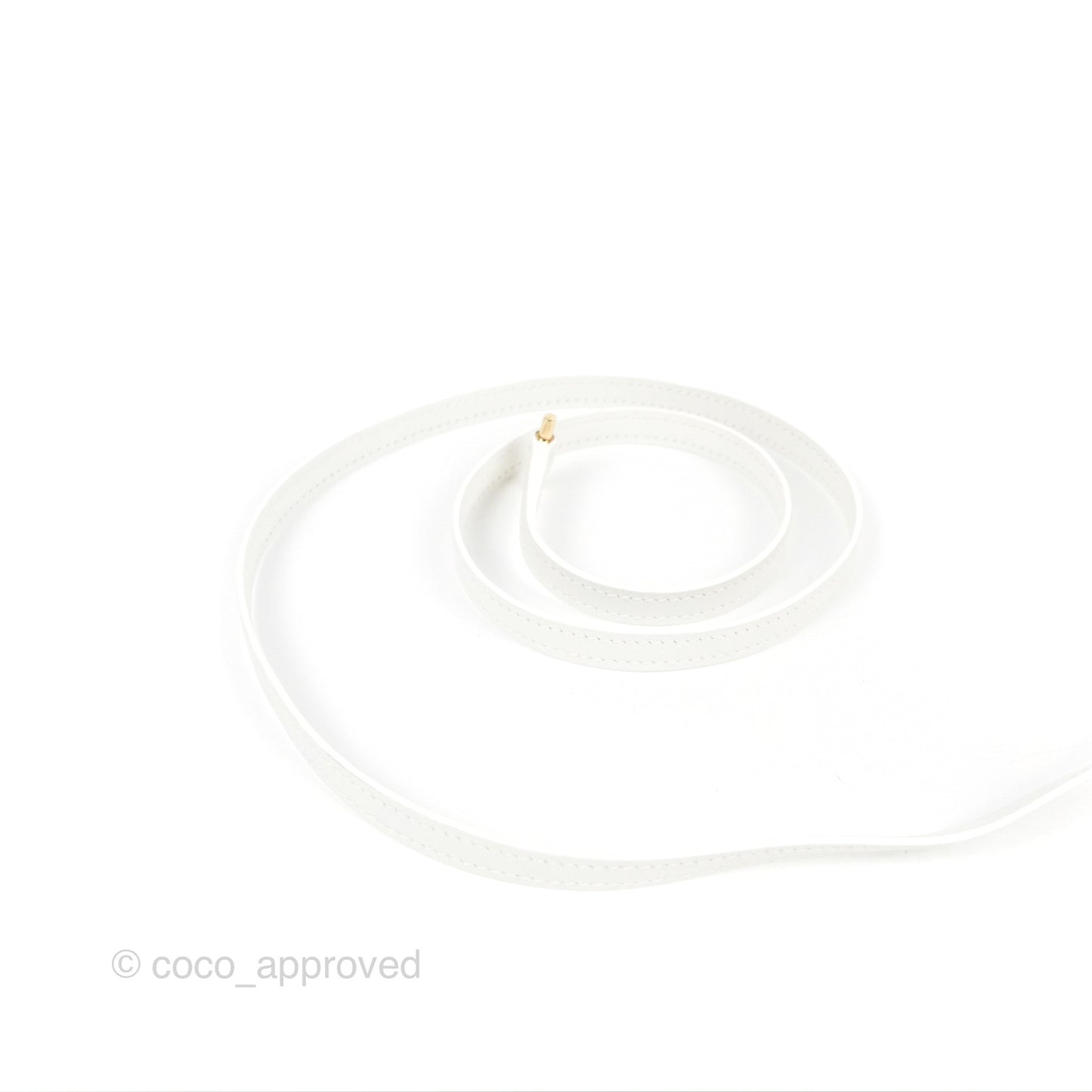 Hermès Roulis Mini 18 New White Evercolor Permabrass Hardware