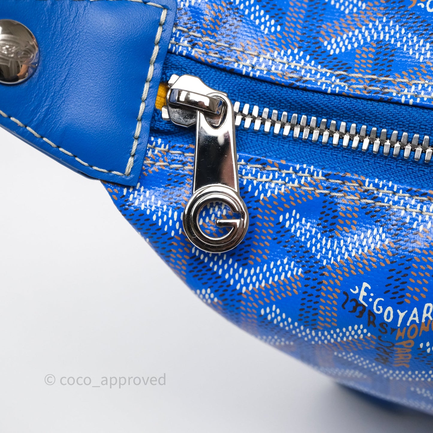 Goyard Bowling 25 Toiletry Bag Sky Blue