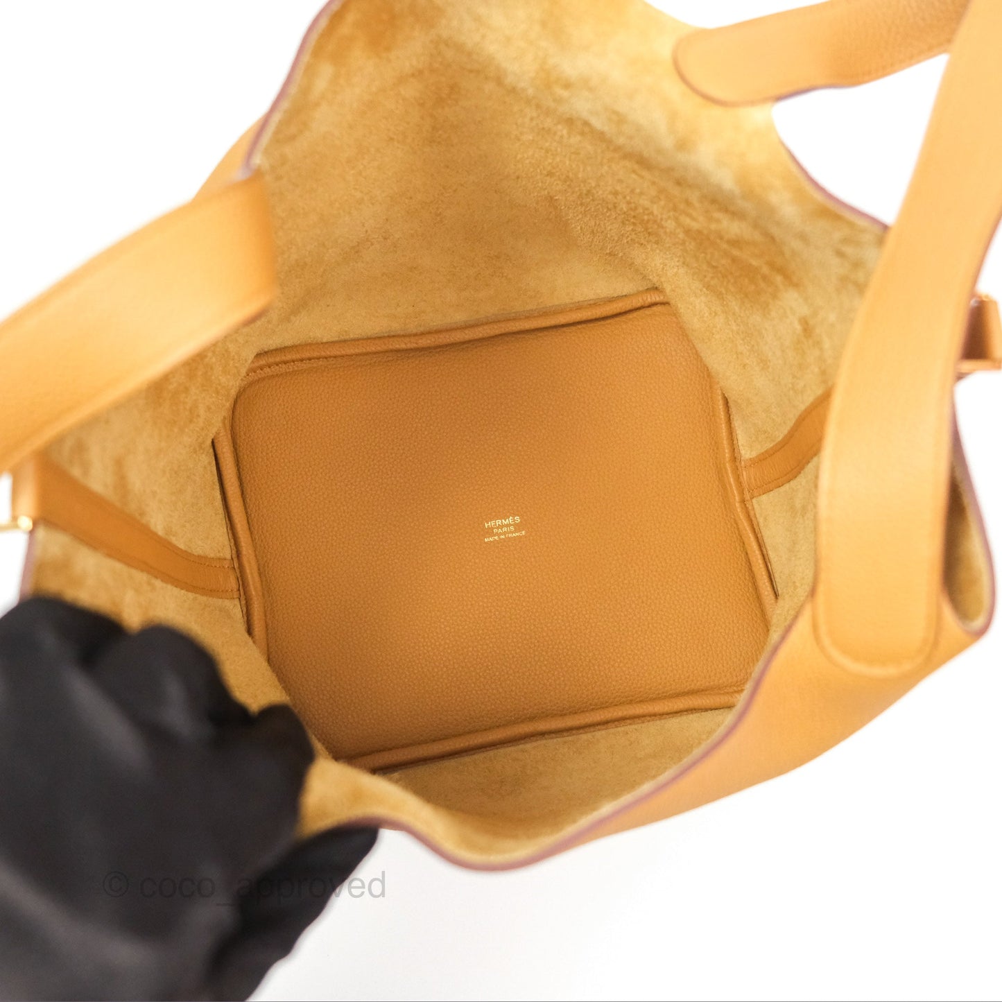Hermès Picotin 22 Sesame 2S TM Gold Hardware
