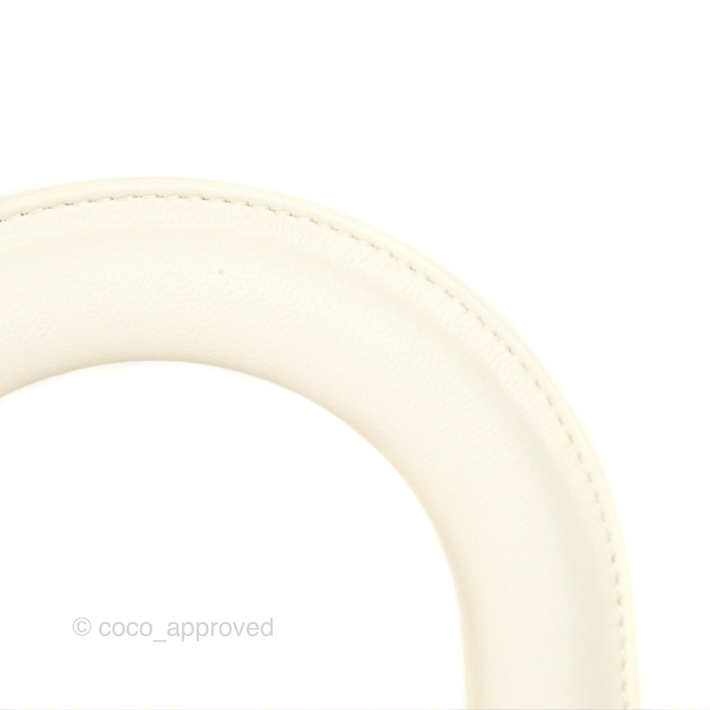 Christian Dior My ABCDior Lady Dior Bag Cannage Lambskin White Gold Hardware