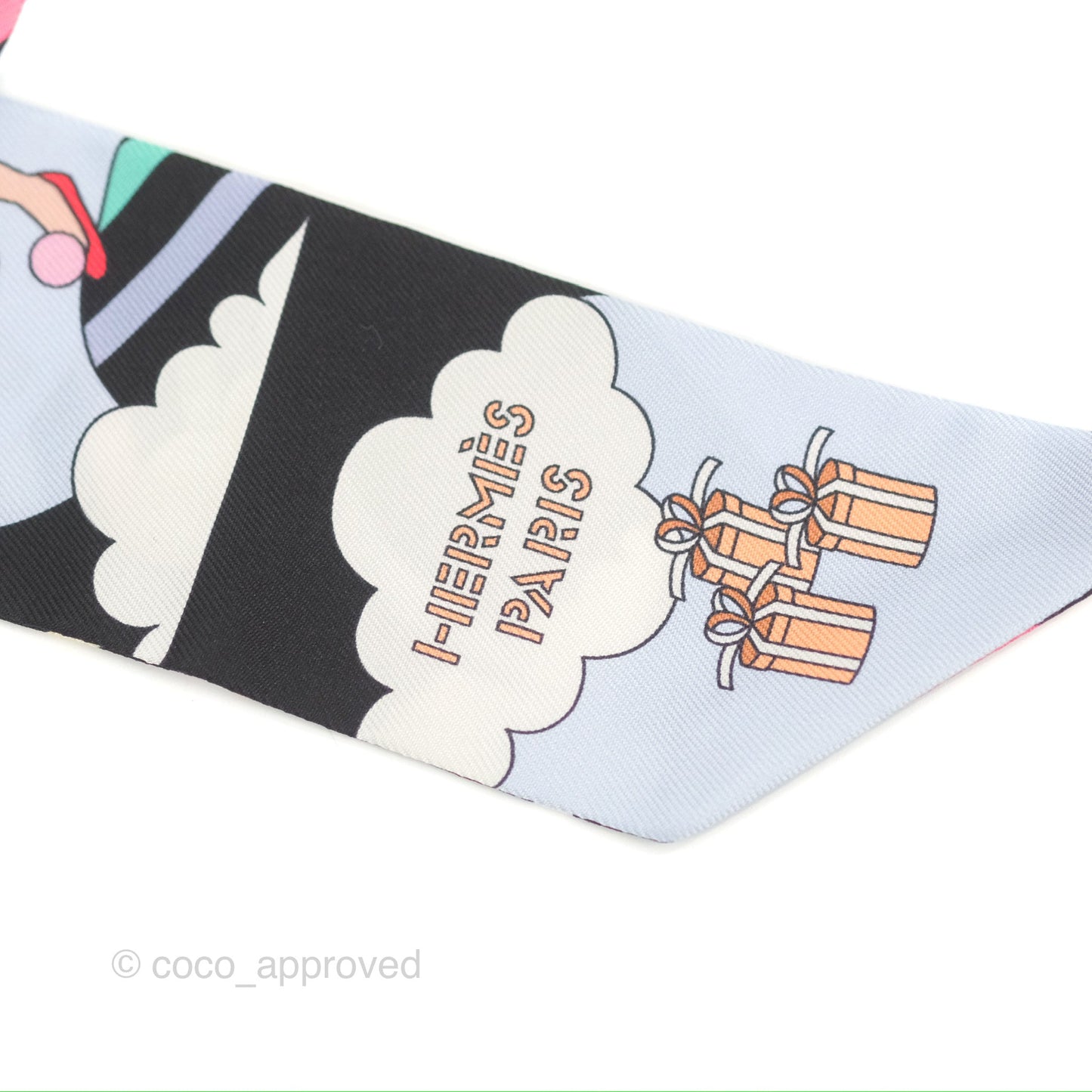 Hermes Carres Volants Silk Twilly
