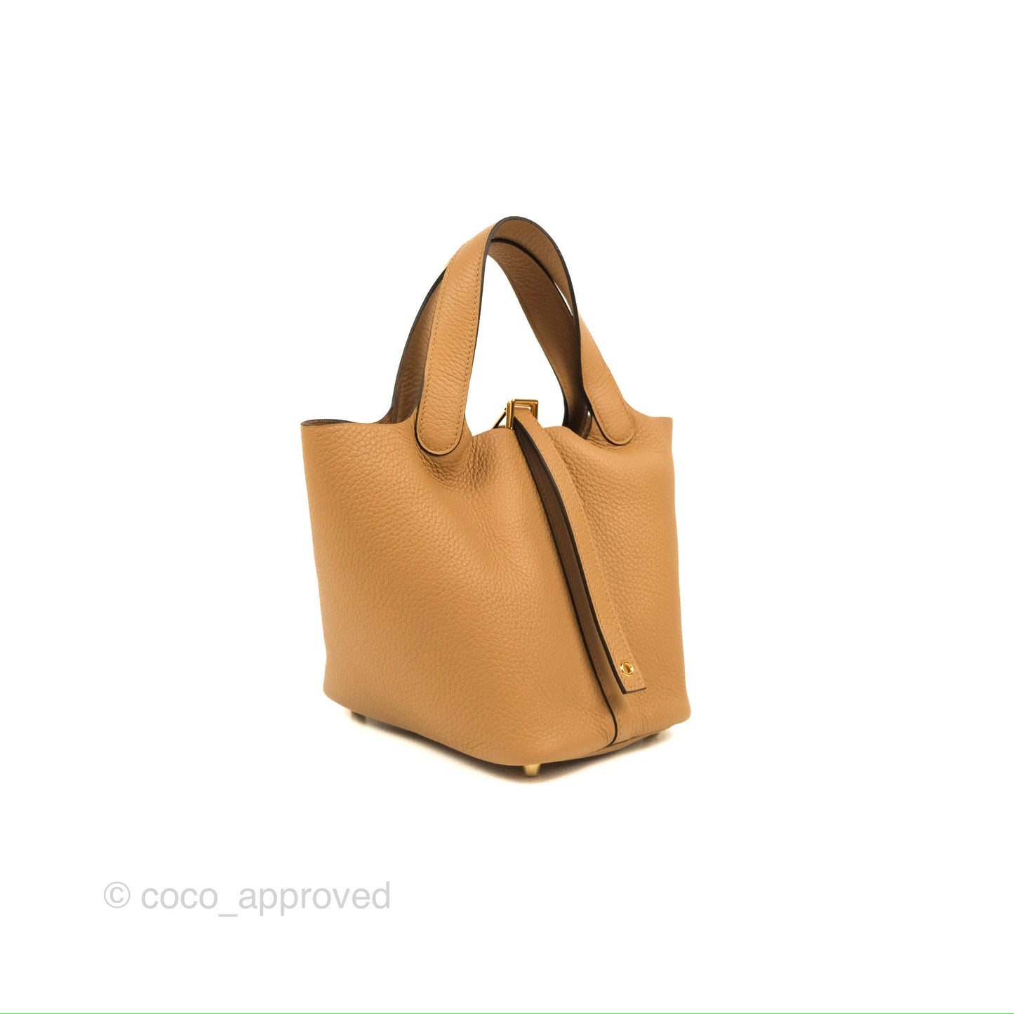 Hermès Picotin Lock 18 Chai 0M Taurillon Clemence Gold Hardware With Twilly