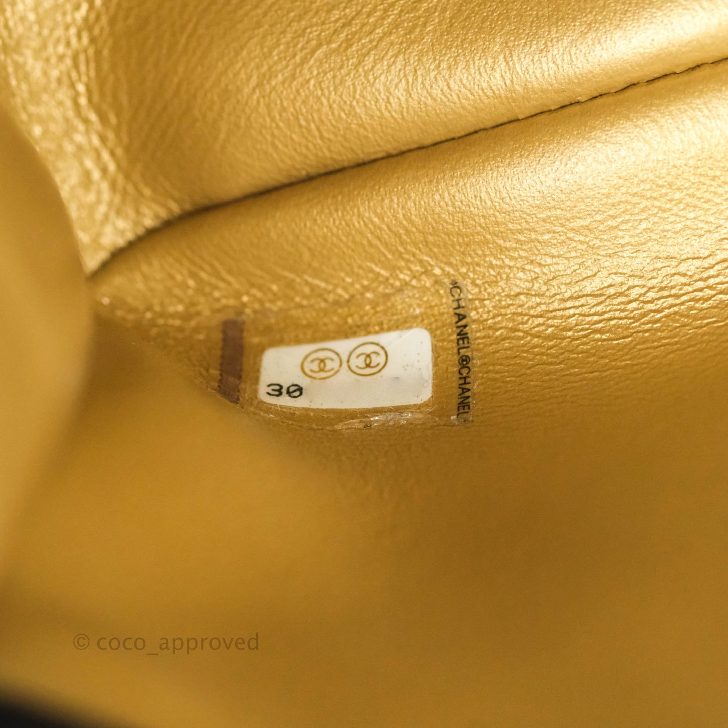 Chanel Mini Rectangular Pearl Crush Quilted Black Lambskin Gold Hardware