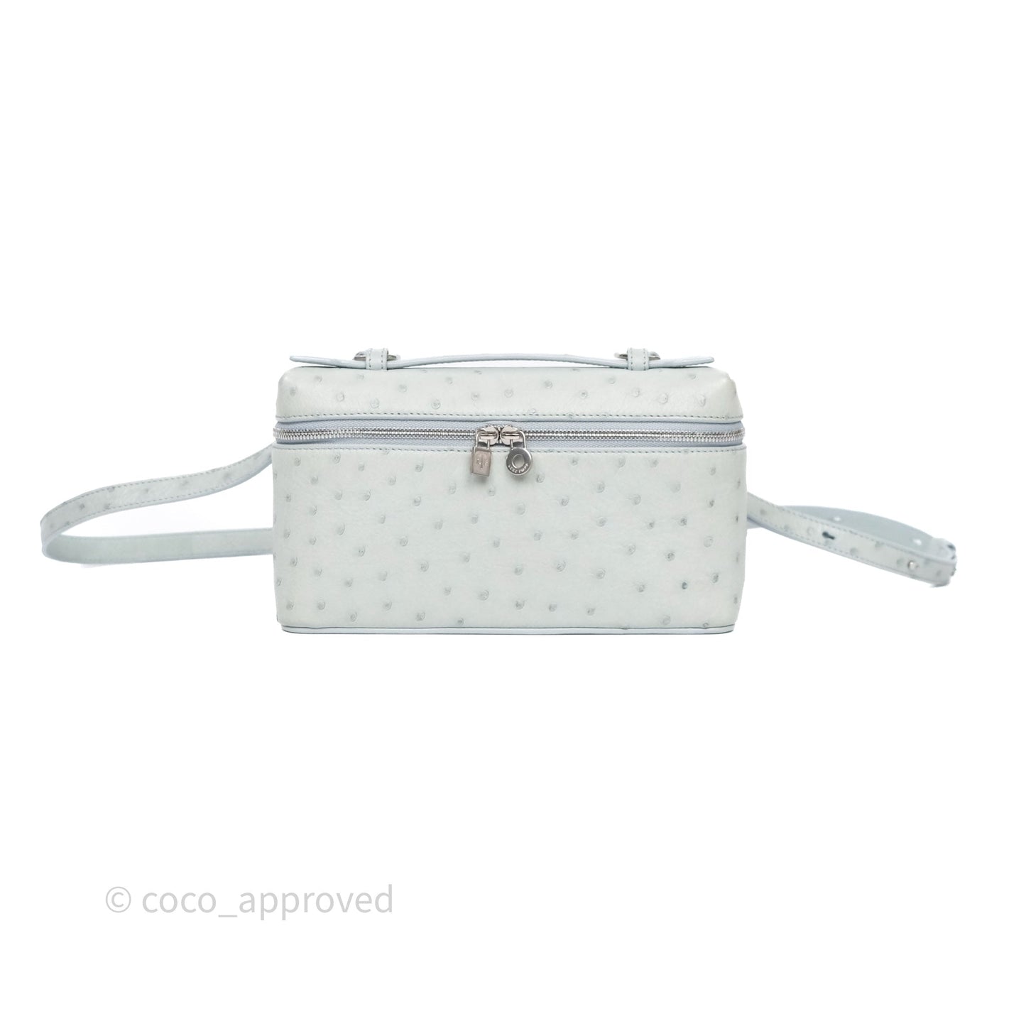 Loro Piana Extra Pocket L19 Light Blue Grey Calfskin