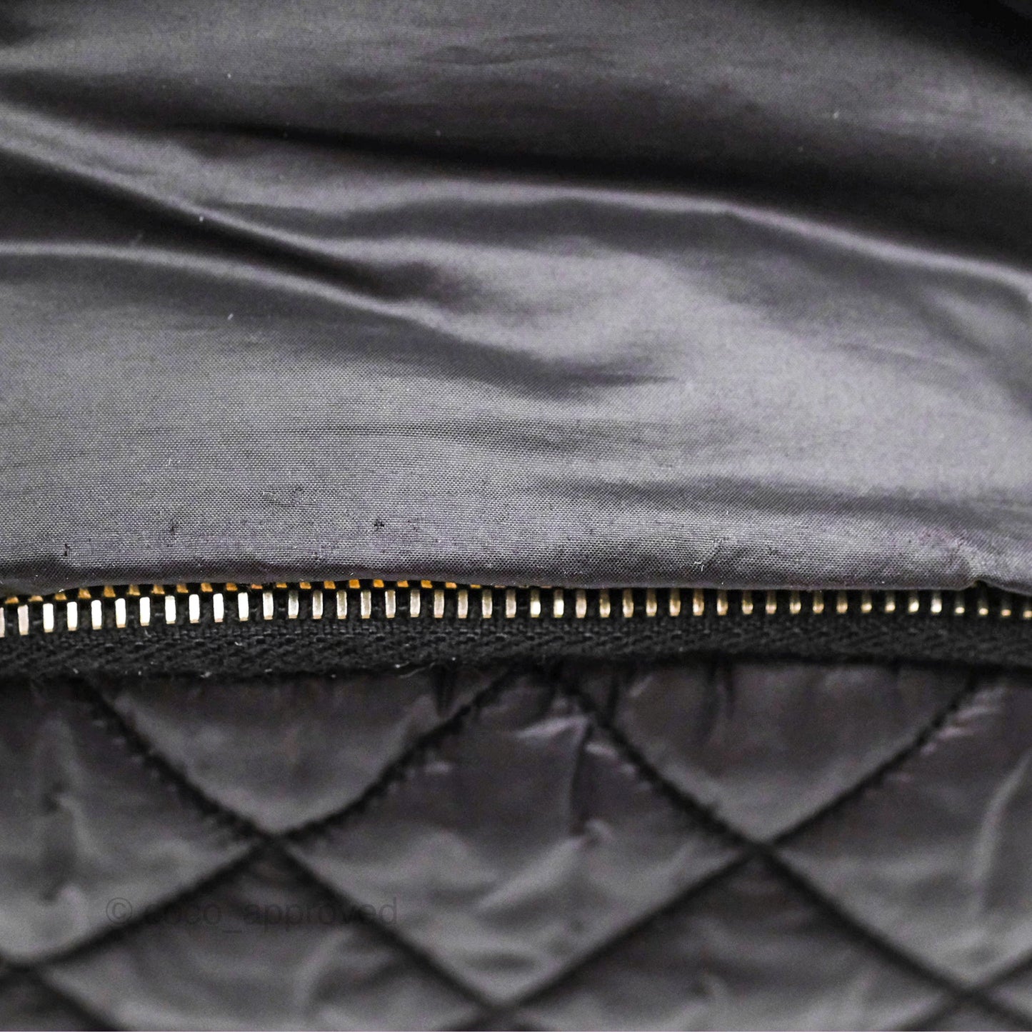 Chanel Coco Cocoon Backpack Black Nylon Silver Hardware