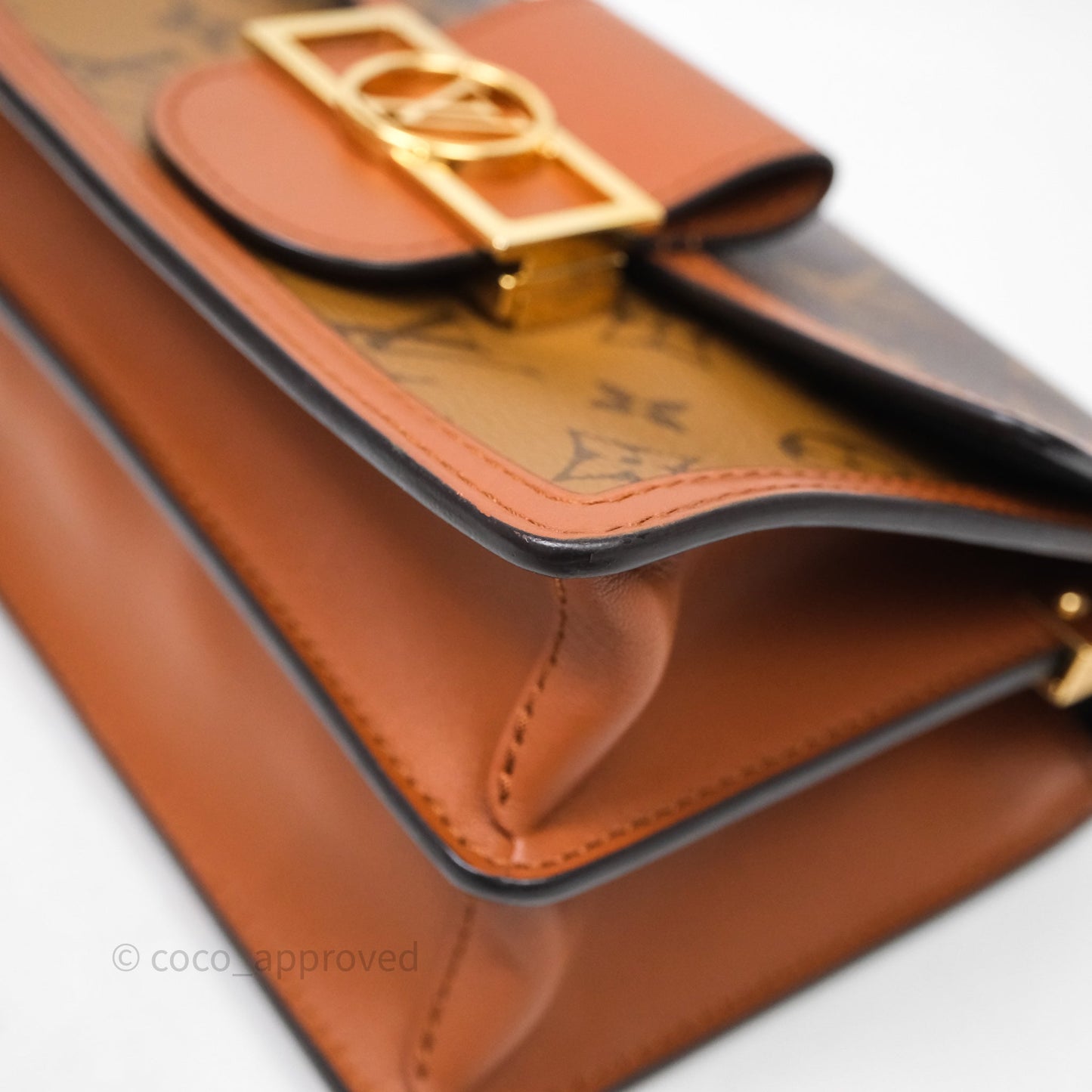 Louis Vuitton Mini Dauphine Monogram Tan Calfskin