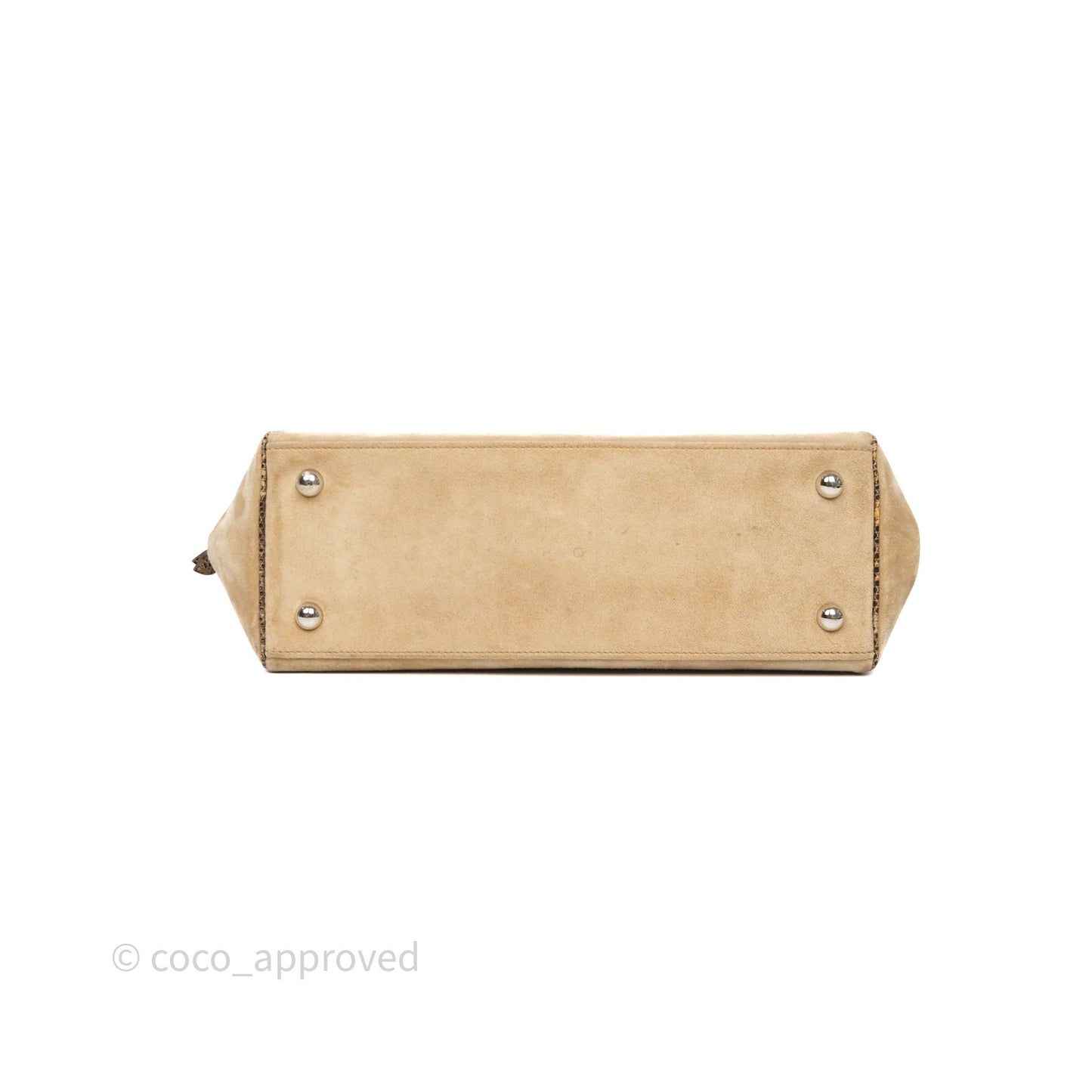 Hermès Beige Veau Doblis Salvator Lizard 27 Bombay Palladium Hardware