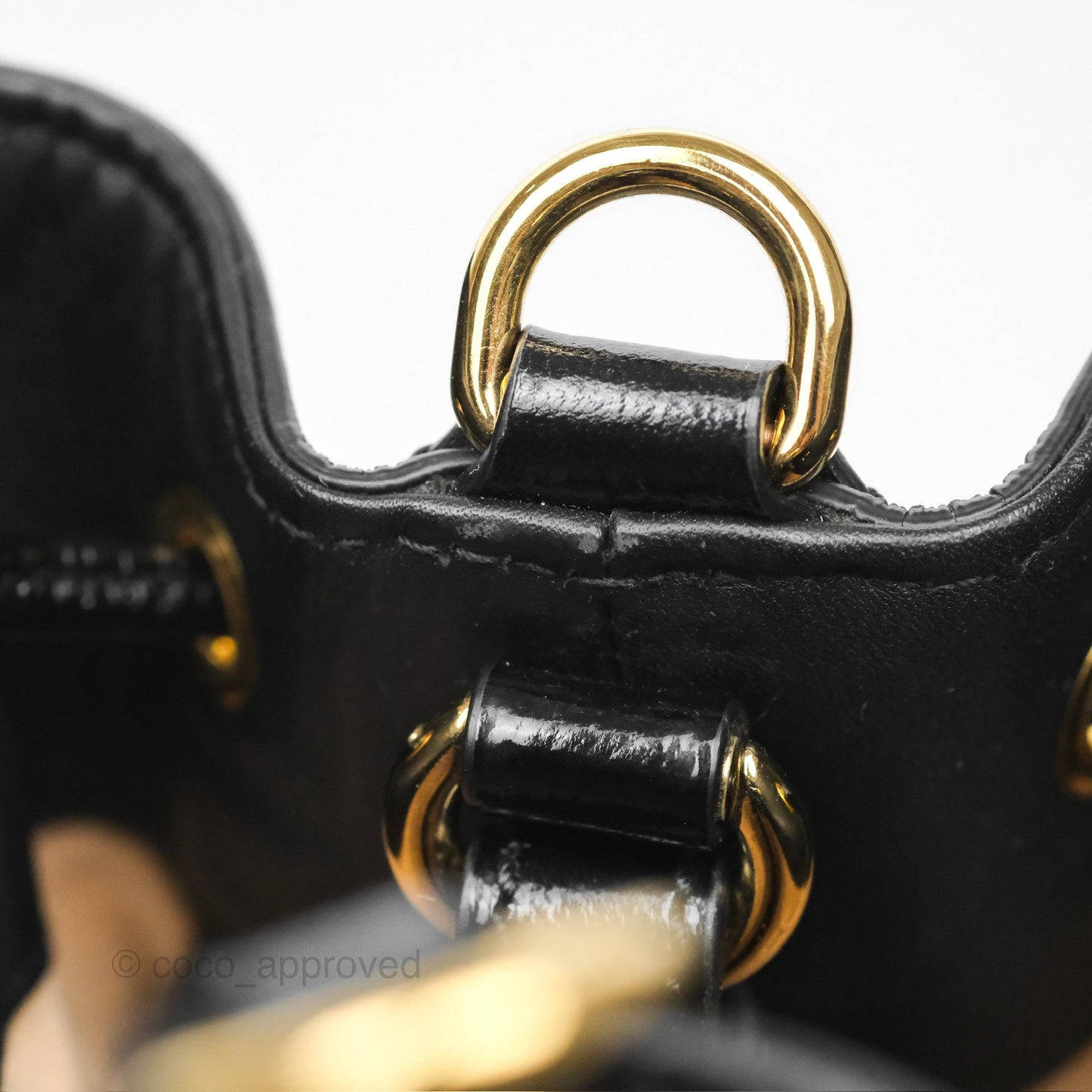 Gucci Small Ophidia Bucket Bag Black Suede