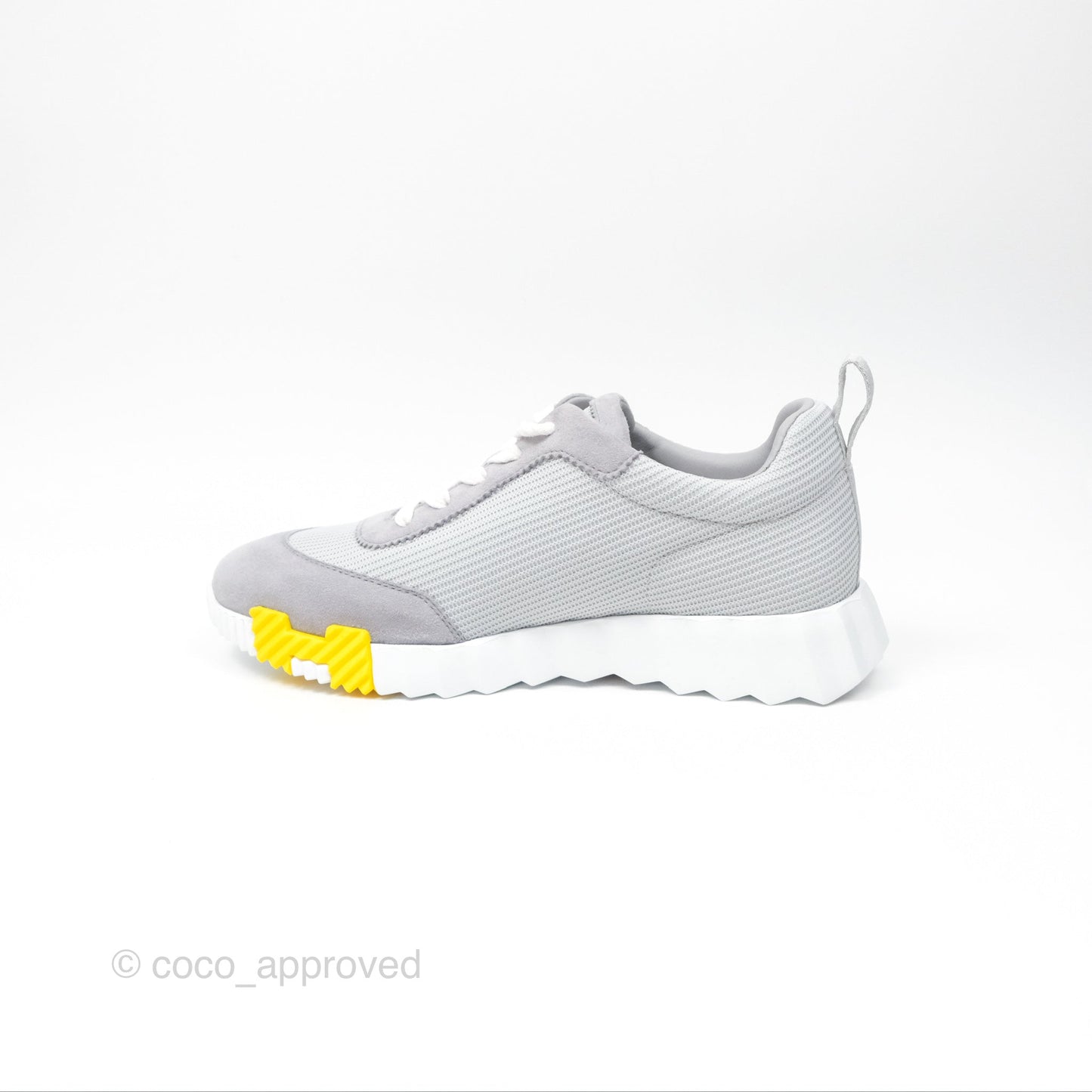 Hermès Sneaker Femme Bouncing Mesh Technique/ Chevre Gris Temperance