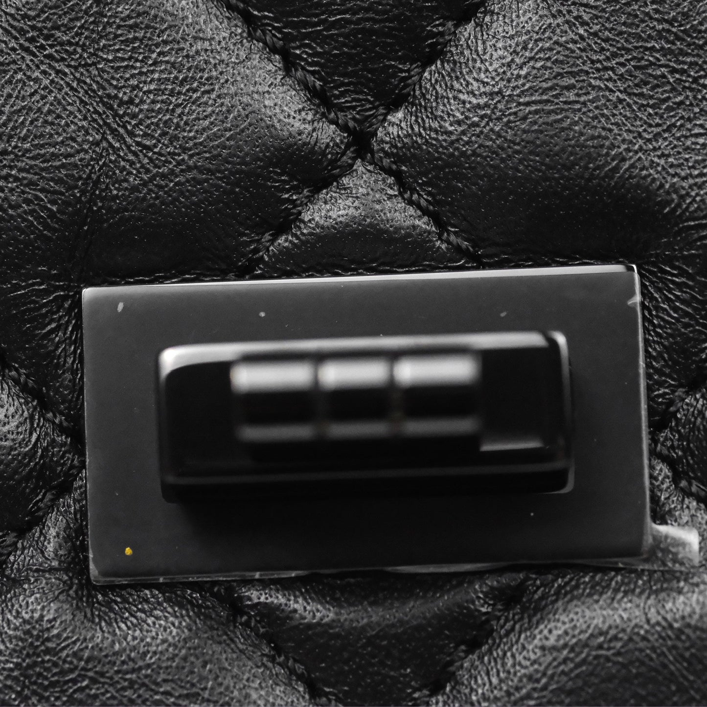 Chanel Quilted Mini Reissue 224 So Black Calfskin