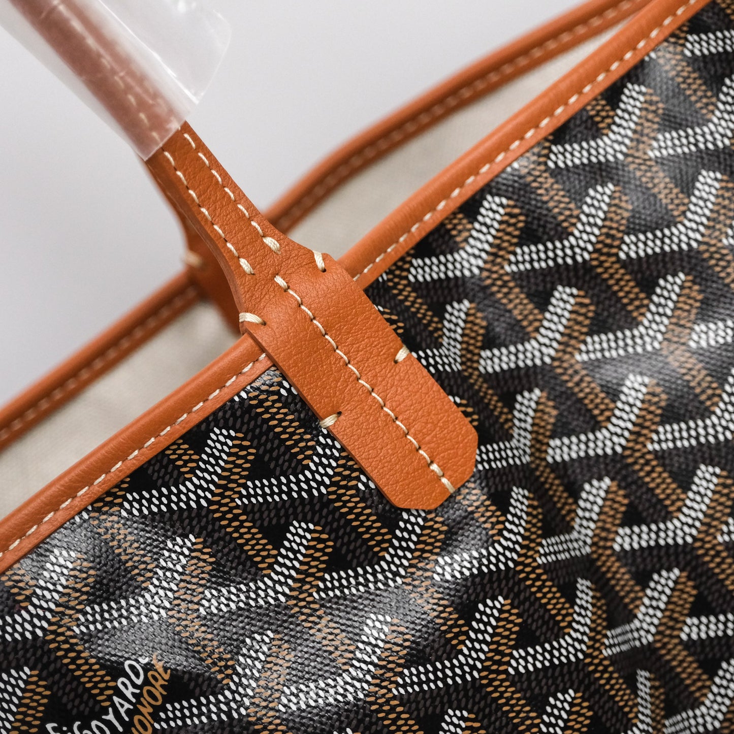 Goyard St Louis Tote PM Tan Black