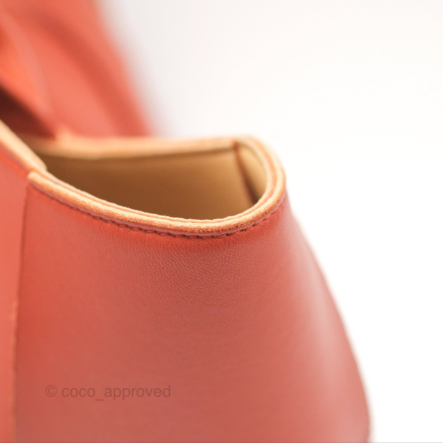 Bottega Veneta Small Arco Tote Bag Dark Orange Micro Intreccio Lambskin