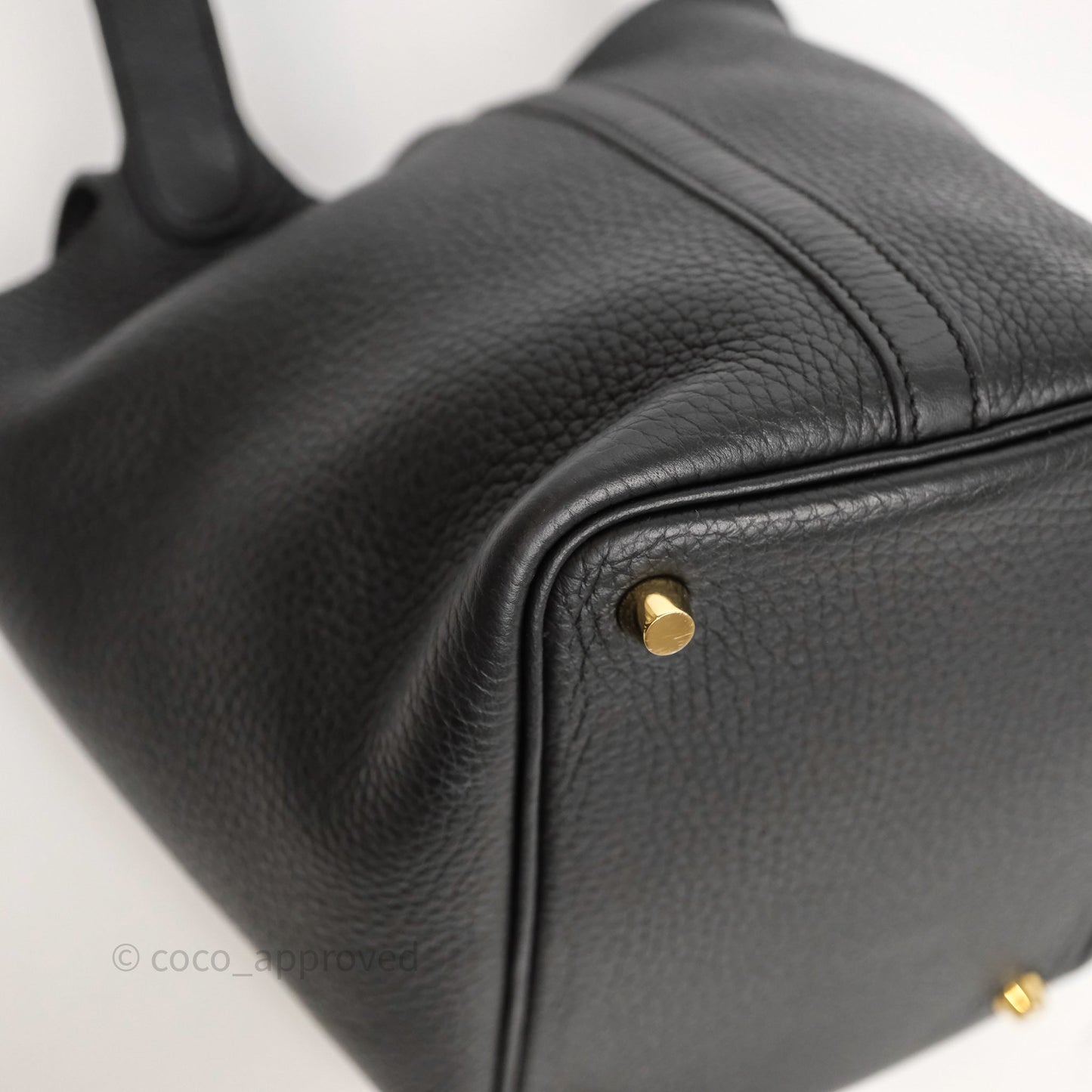 Hermès Picotin Lock 18 Noir Black 89 Clemence Gold Hardware