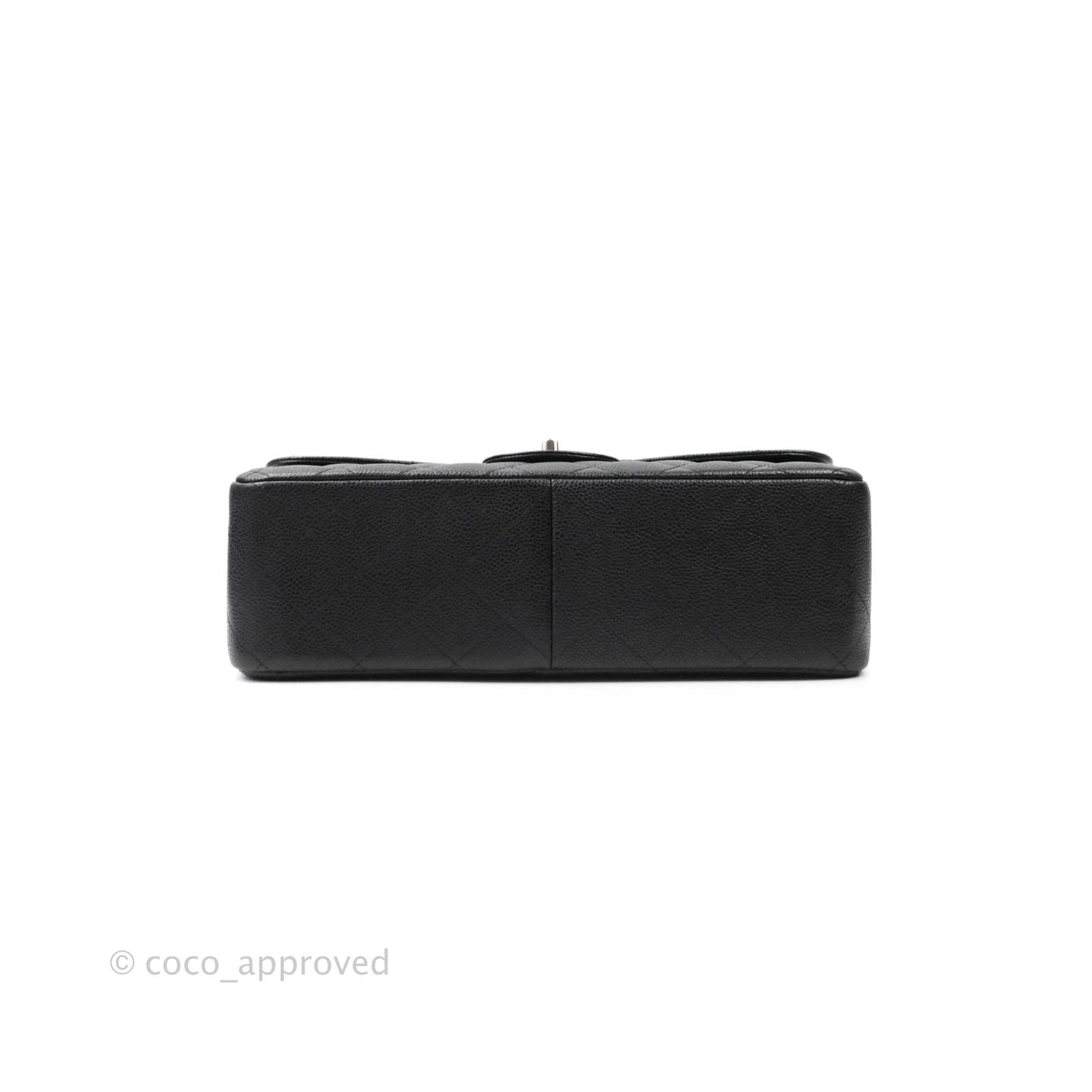 Chanel Jumbo Double Flap Black Caviar Silver Hardware⁣⁣