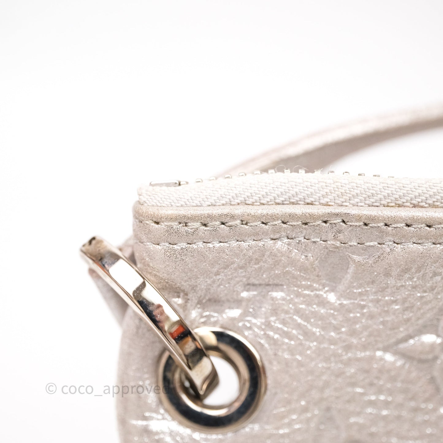 Louis Vuitton Monogram Shimmer Halo Bag Silver