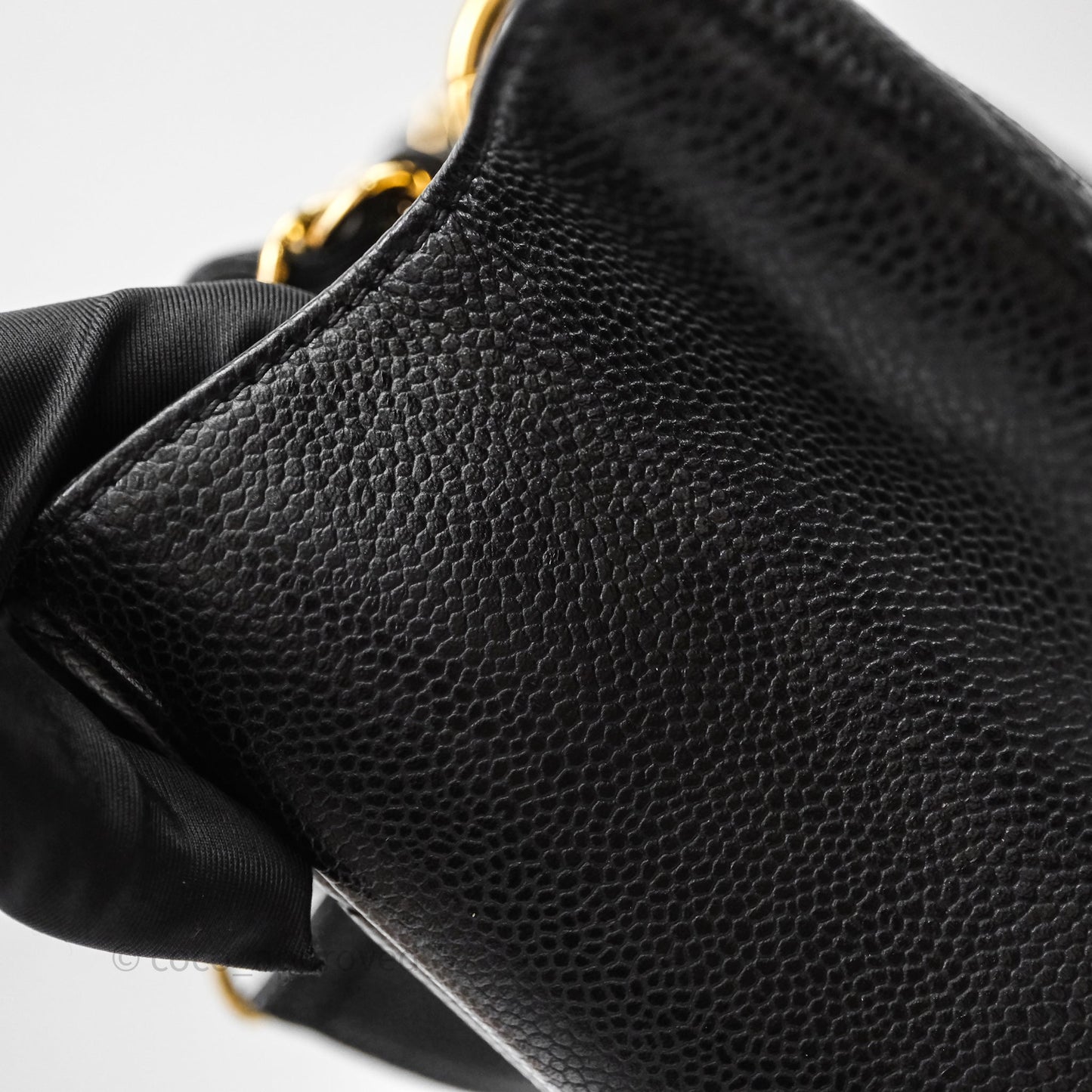 Chanel GST Black Caviar Gold Hardware