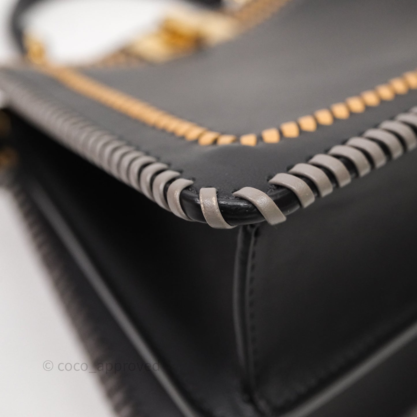 Fendi Small Peekaboo Iseeu Black/ Grey