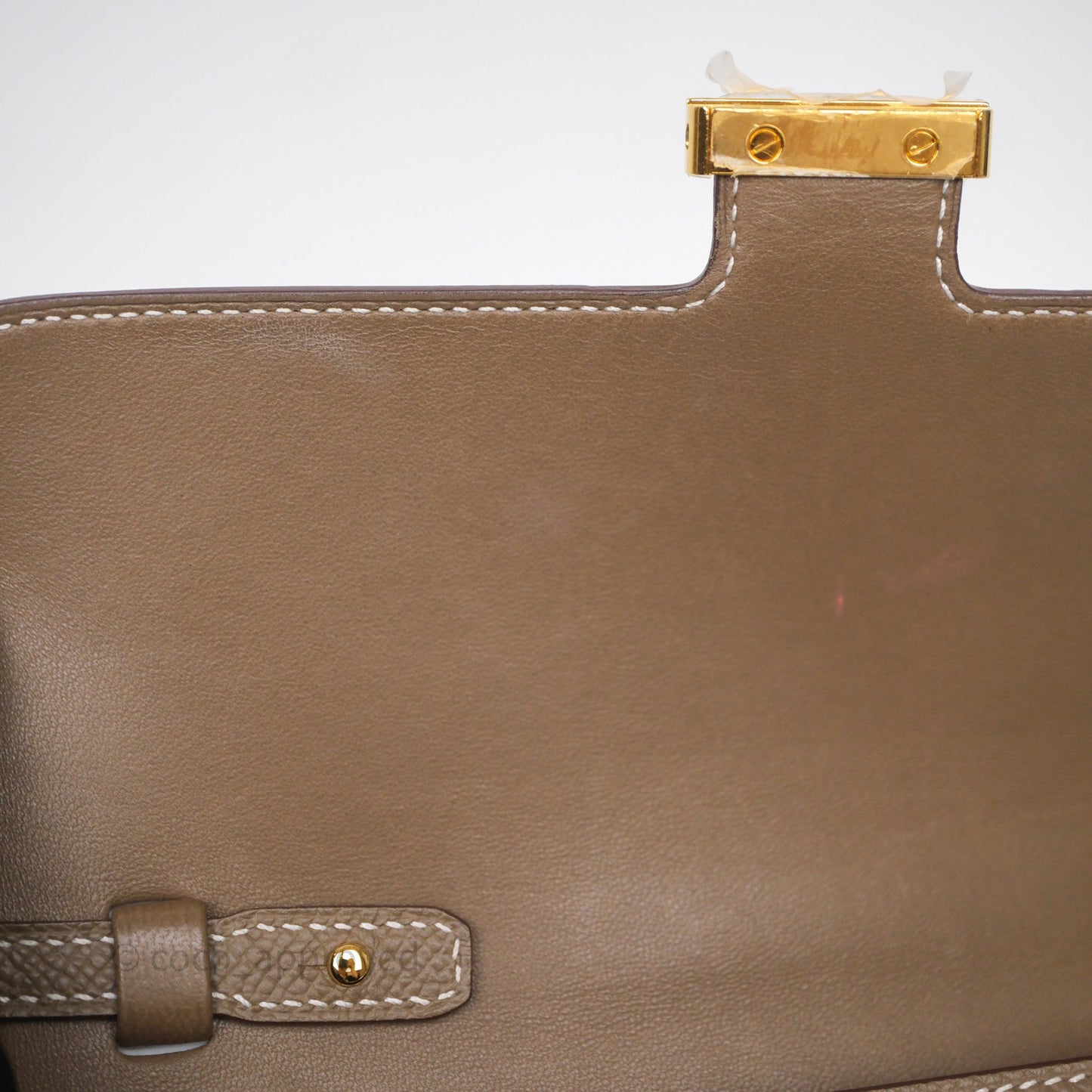 Hermès Constance To Go Wallet Etoupe 18 Epsom Gold Hardware