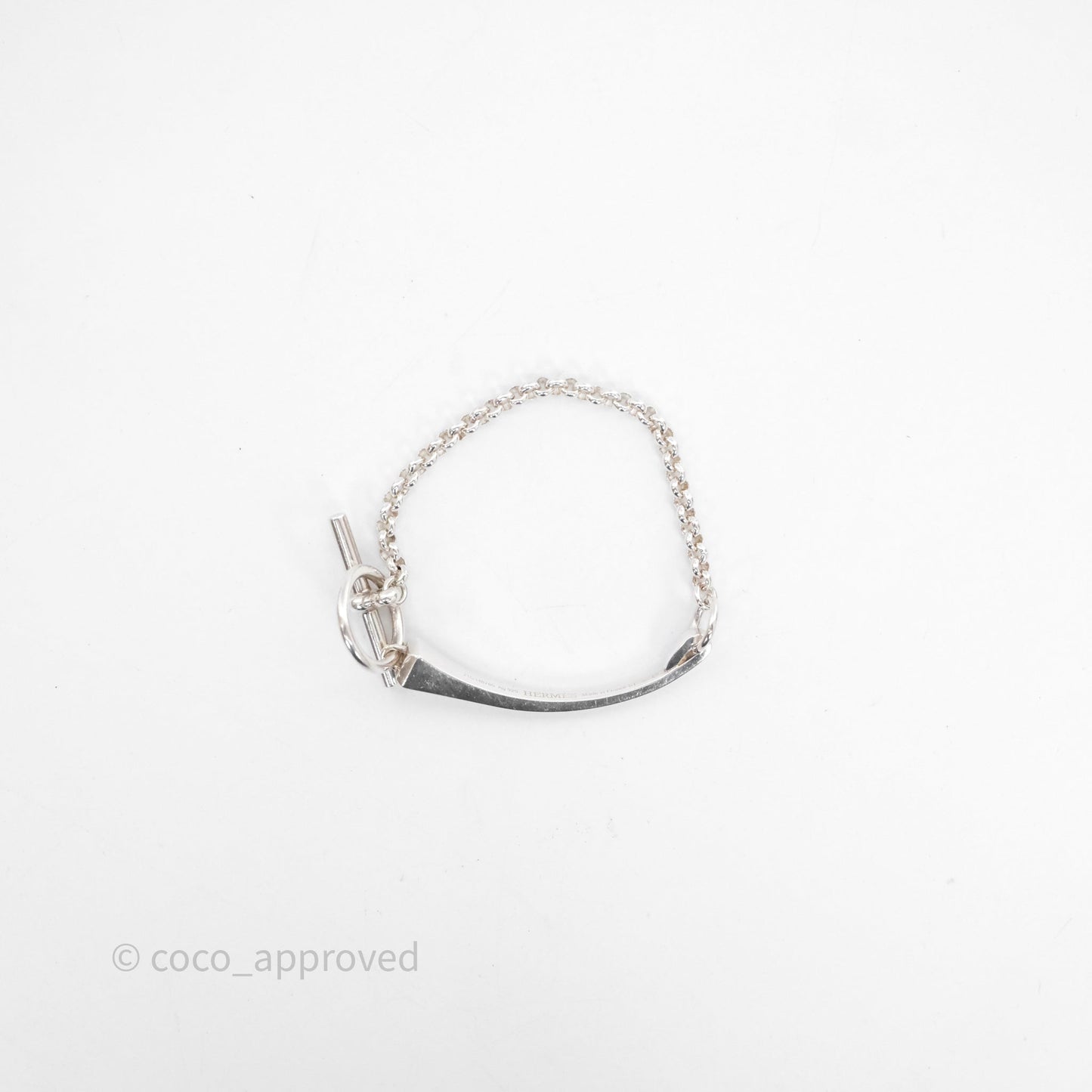 Hermès Clou de forge Bracelet Sterling Silver